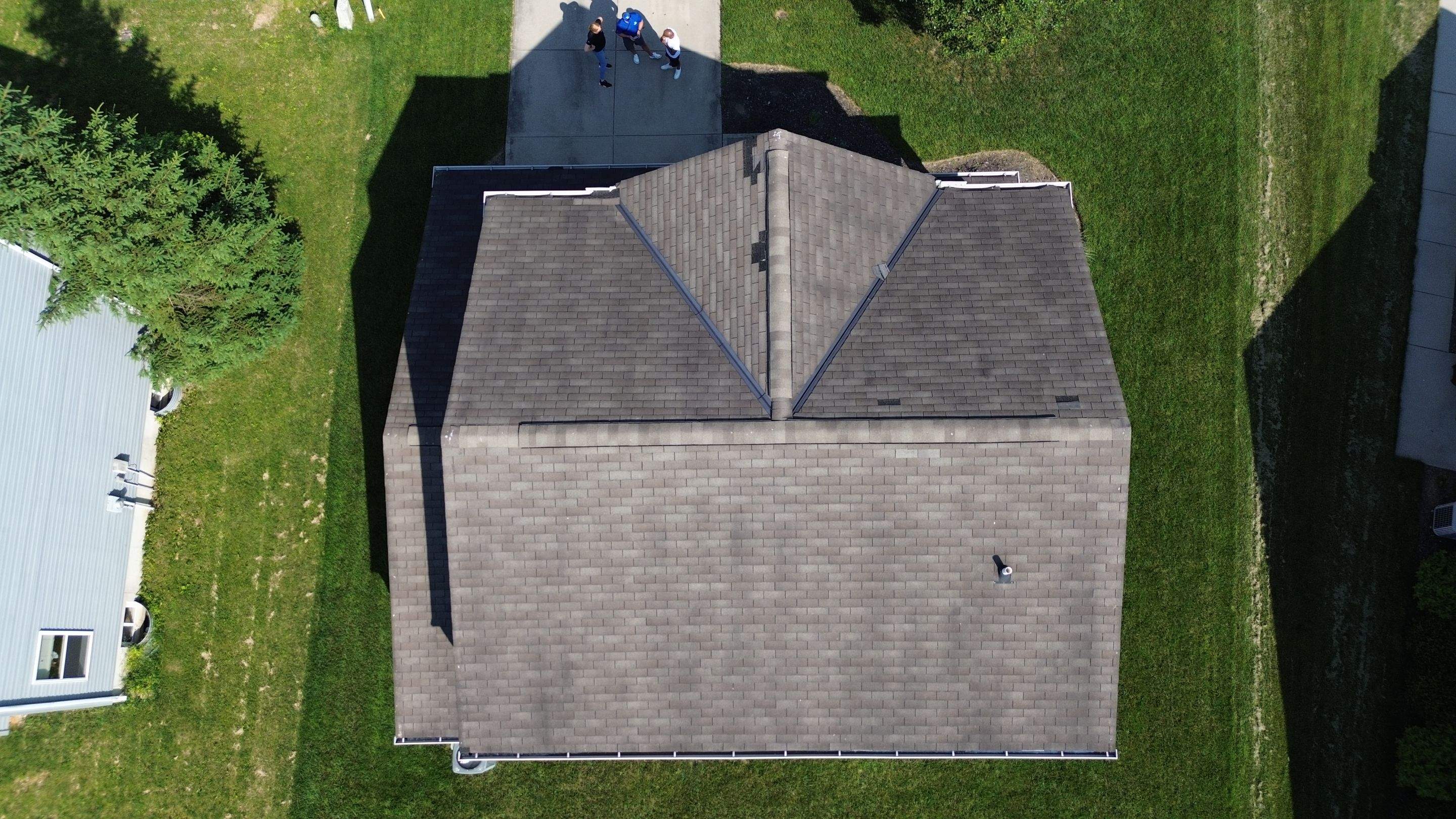 Roof paid for by insurance-Weathered Shadow by Tamlin Roofing