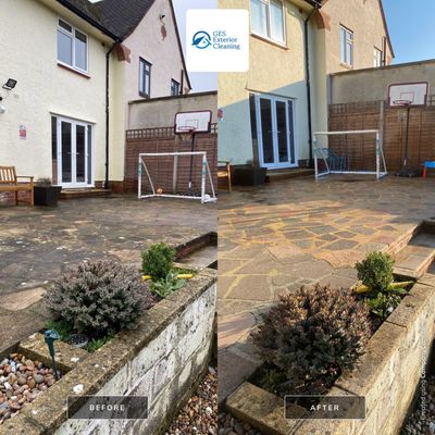 Roof - Driveway - Patio Clean using Honda 15lpm Low Pressure Washing Machine