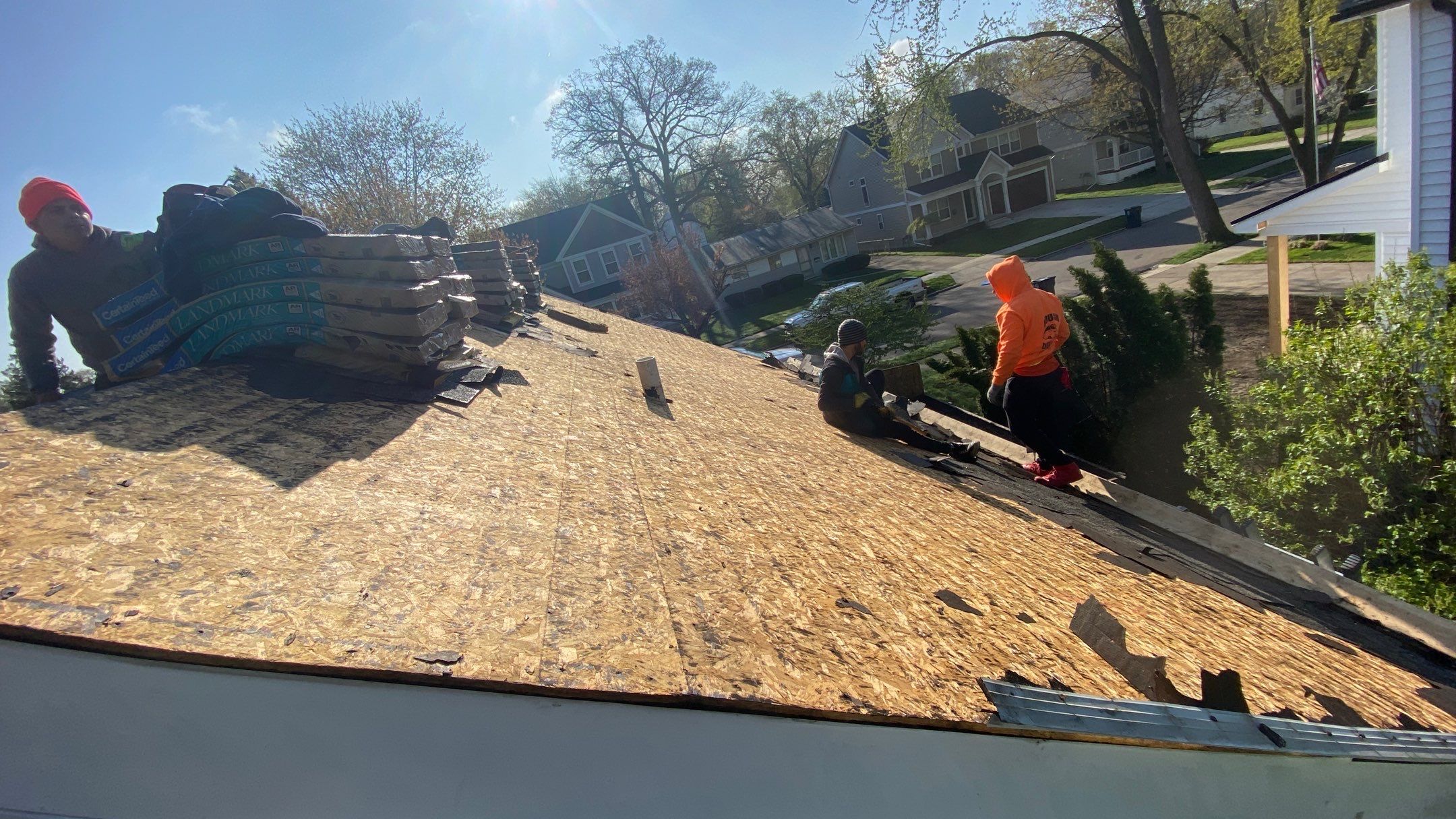 Roof Replacement using CertainTeed Landmark by 180 Contractors