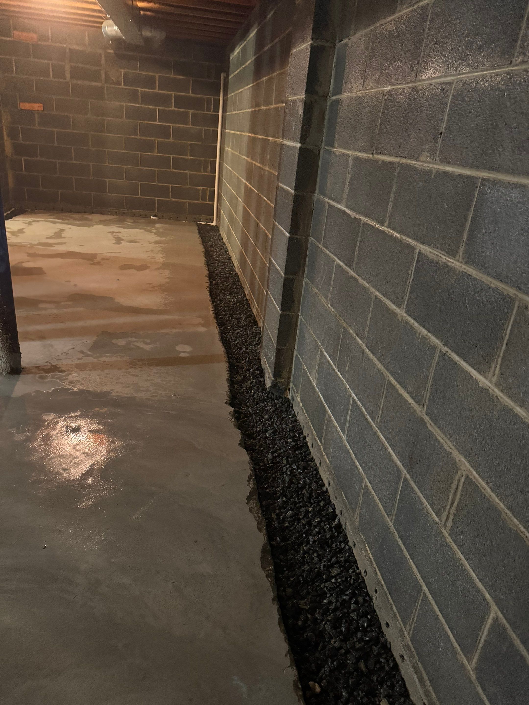 Interior French Drain West Orange, New Jersey by Pure Service Pro, LLC 