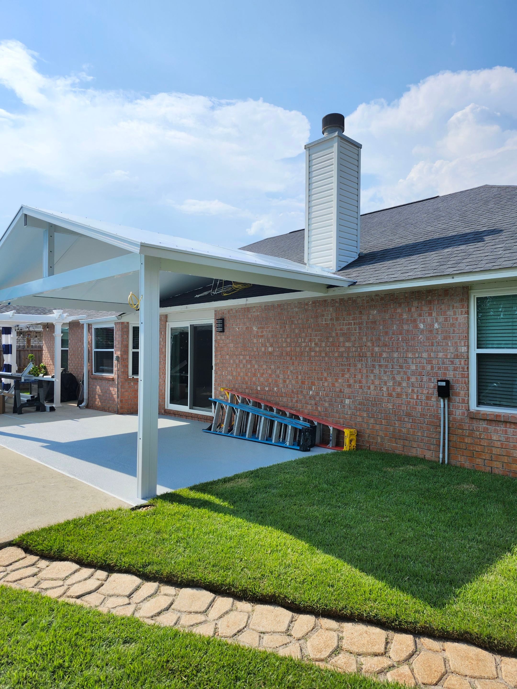Poolside Cathedral Patio Cover by Titan Sunrooms