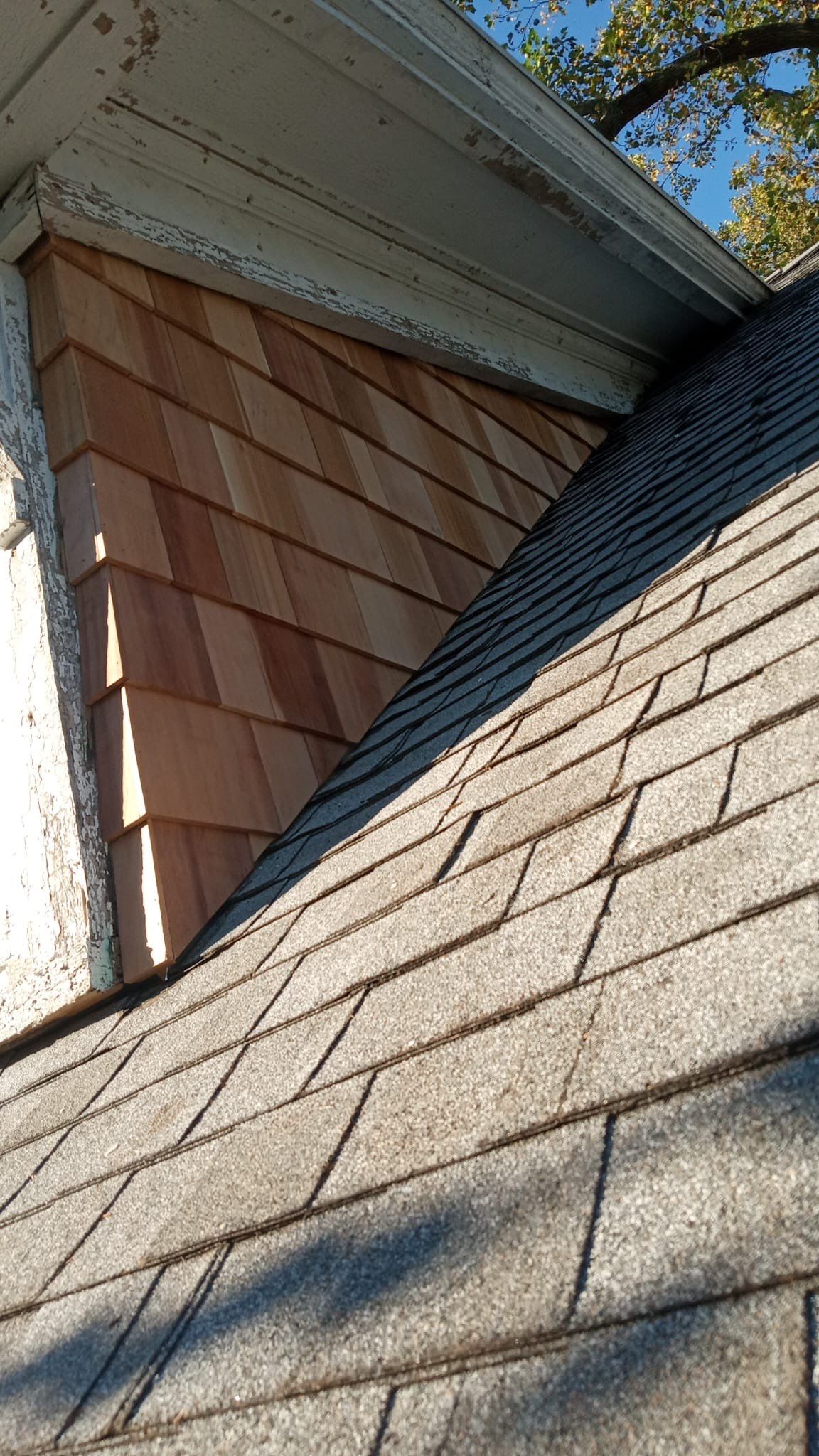 Siding Repair using Wood Shake by A Plus Exterior