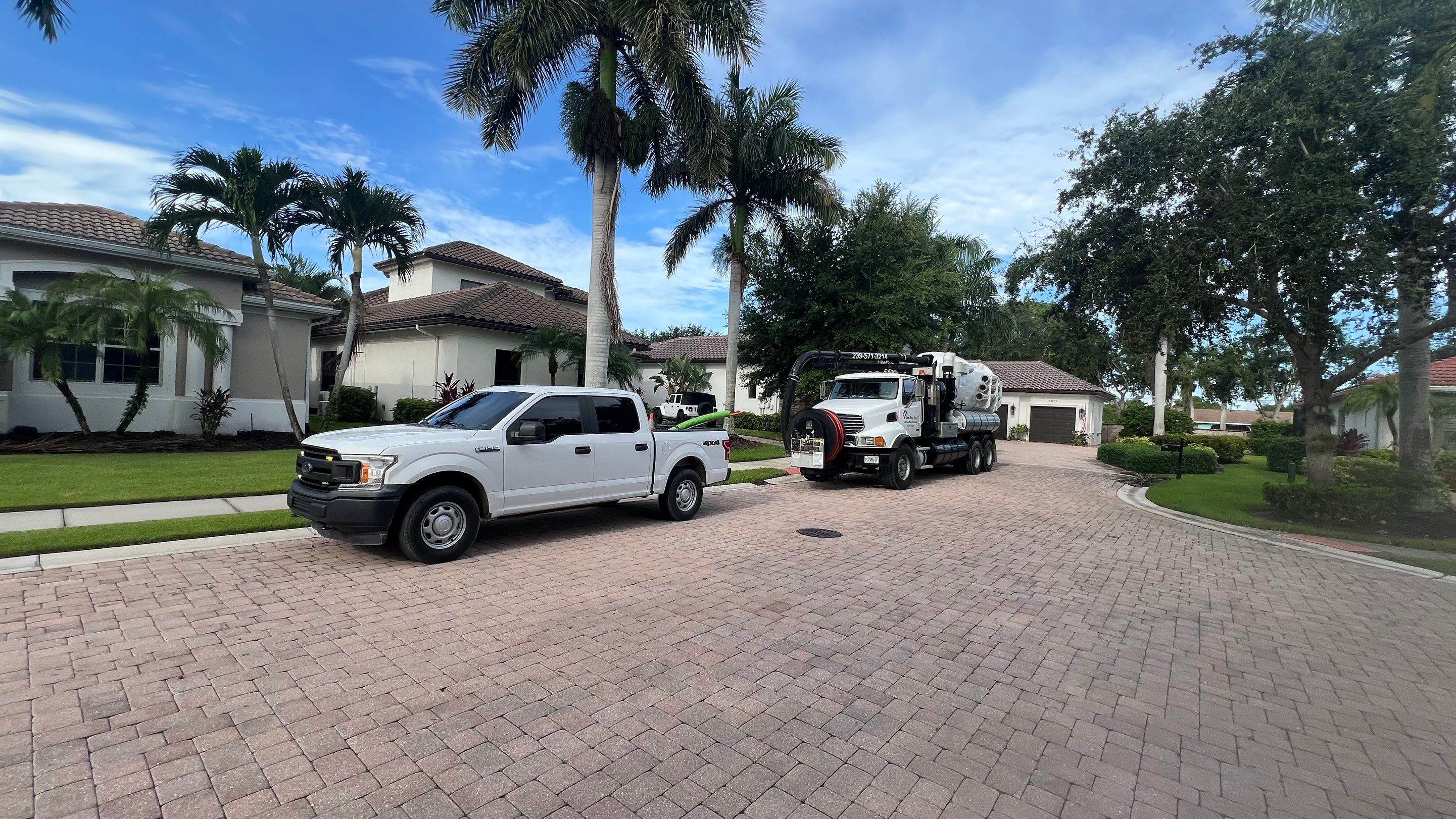 Naples Community Catch Basin Cleaning by APS Power & Water