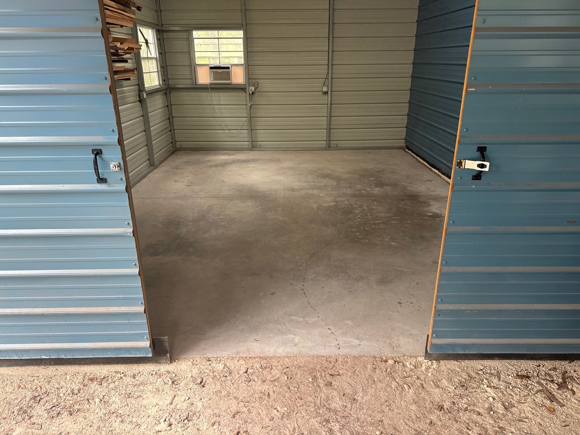 Shed  in Old Town, FL in Domino by Cross Creek Concrete Coatings