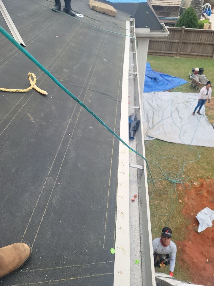 Residential Roofing Installation using Roof Replacement by American Roofing & Construction LLC