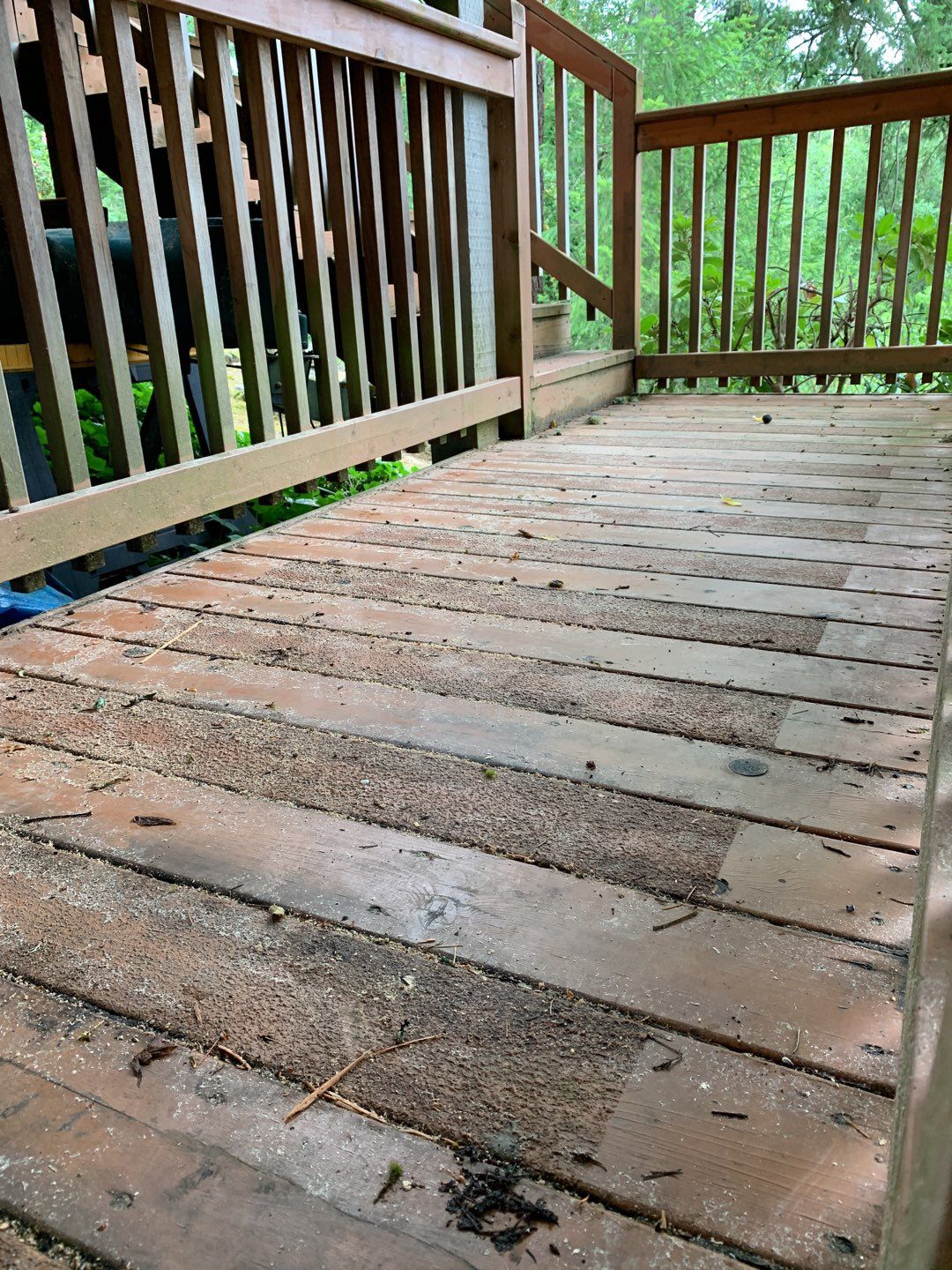 Deck Restoration using Armstrong-Clark Semi-Transparent Cedar 97229 by Paul Schopp