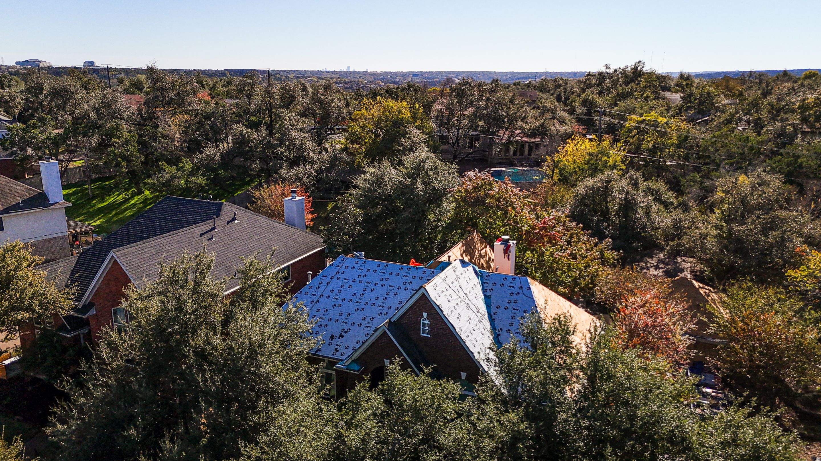 Golden Pledge Northwest Hills Roof Replacment by Lapeyre Roofing