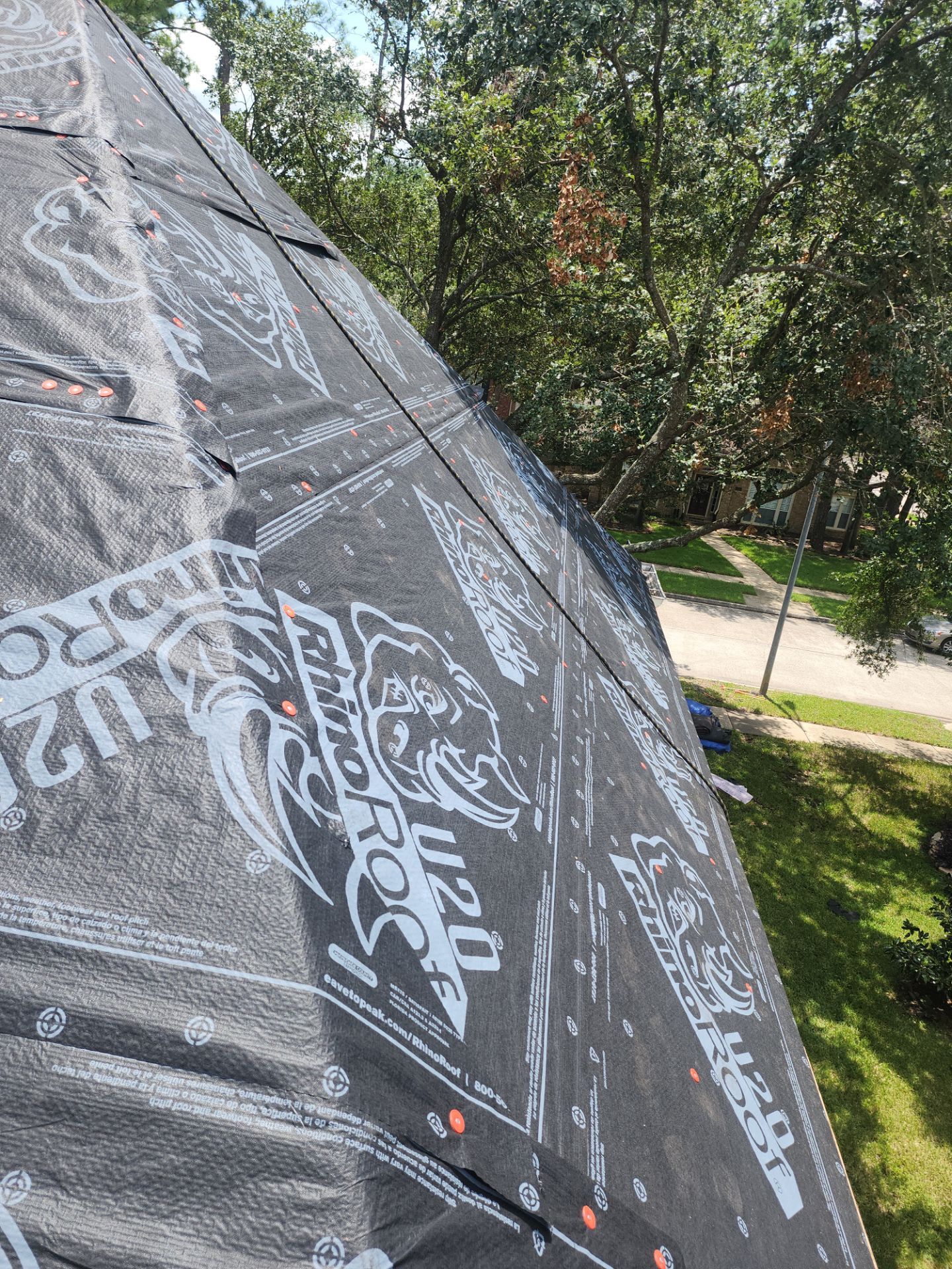 Residential Roofing Installation using Owen's Corning Duration (Lifetime) Shingles by Roof Repair Company