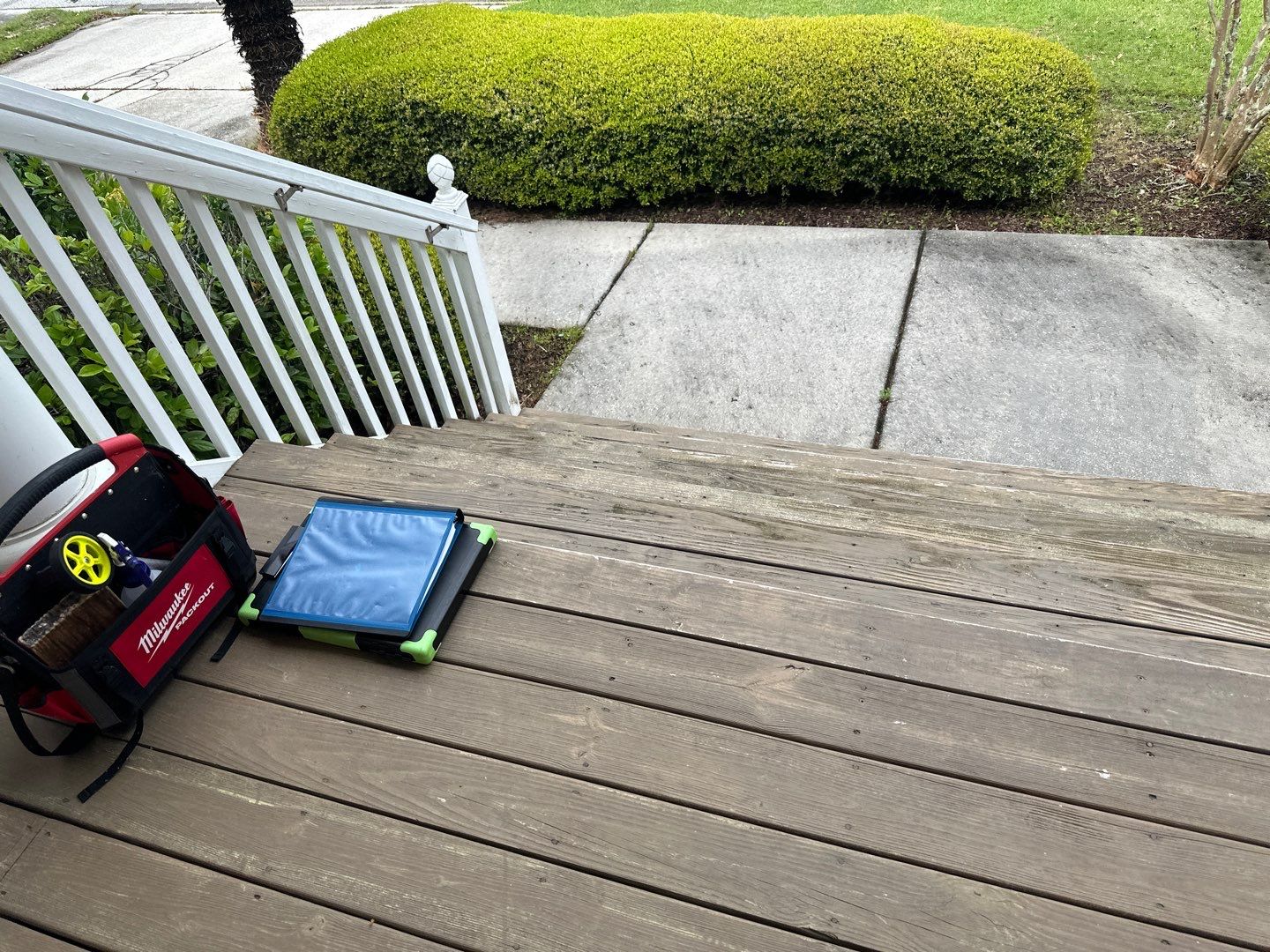 Weathered Deck using Wood Sealant by DuraSeal