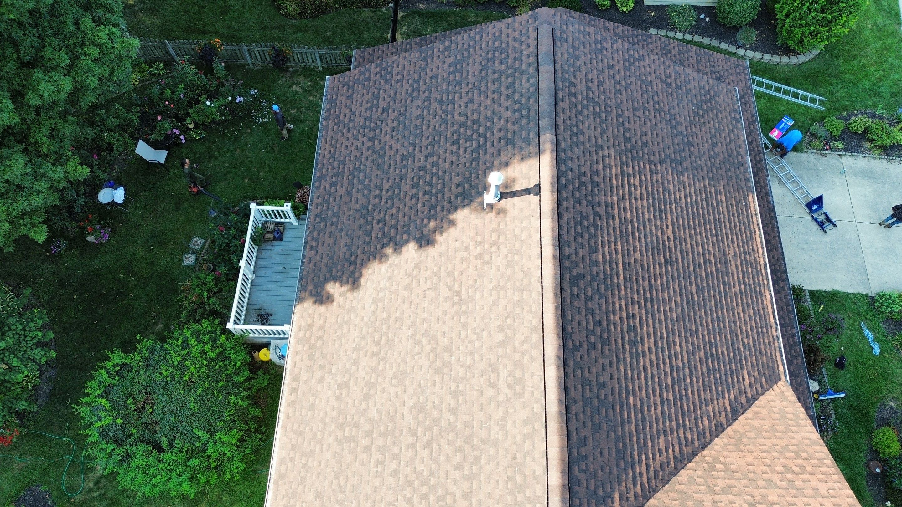 Residential Roofing Installation using Timberline HDZ Shingles - Hickory by RoofX 