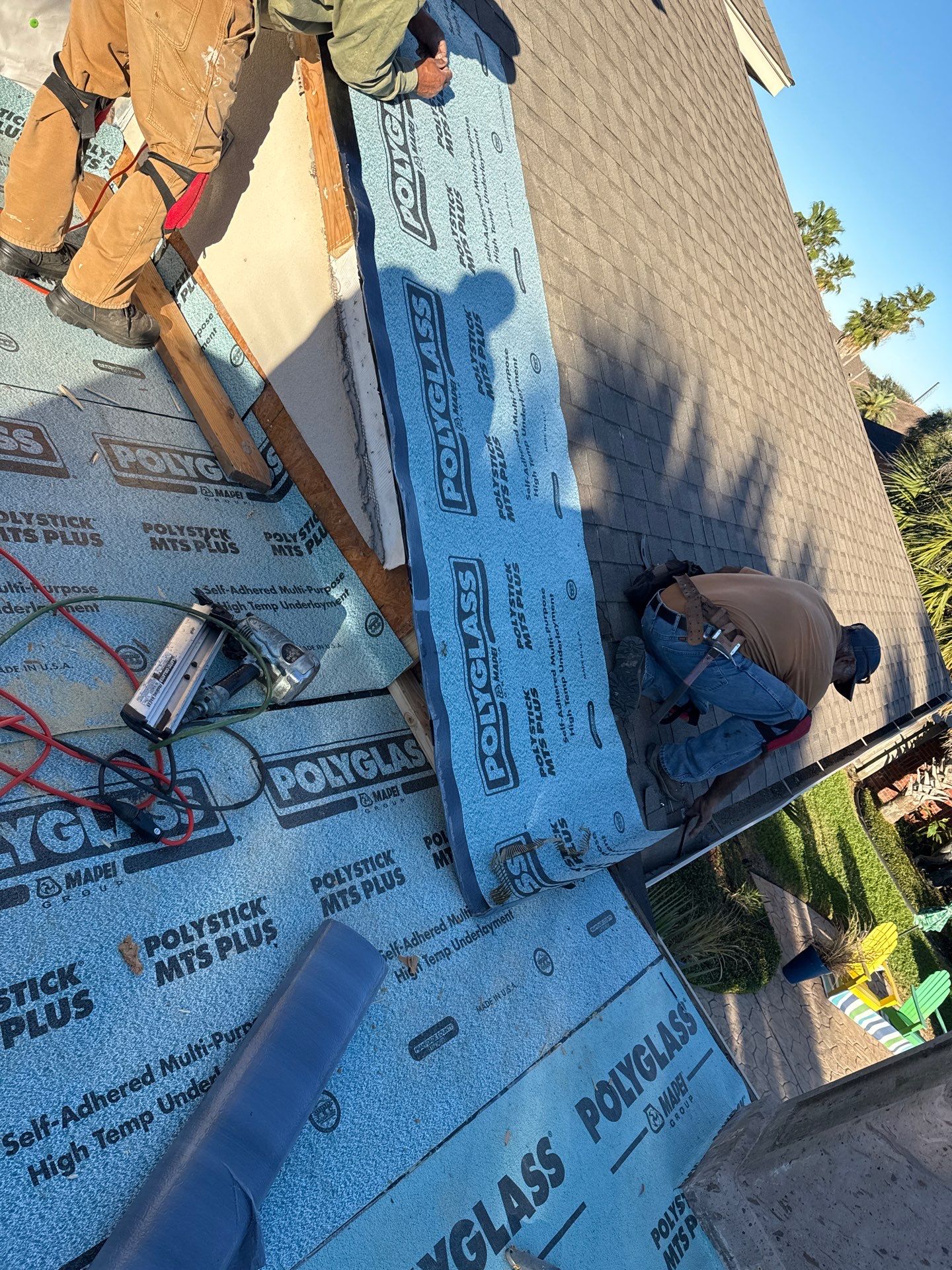 Walk Out Patio Cover by Bayfront Roofing and Construction