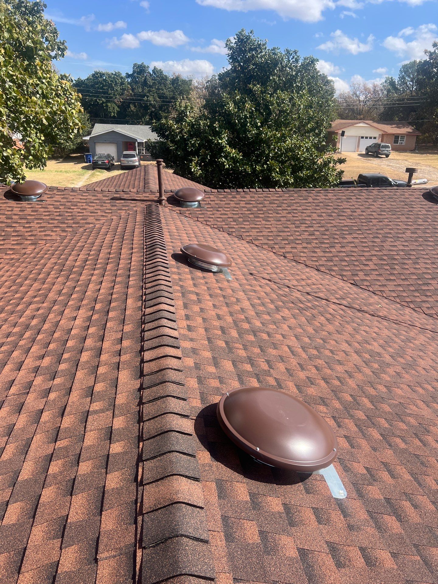 roof replacement in Guthrie by McCann's Roofing and Construction
