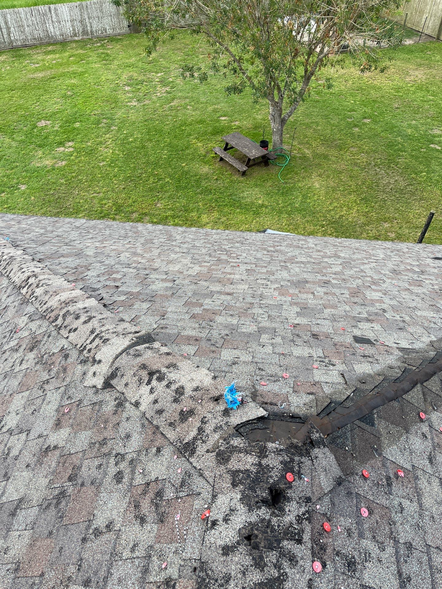 Hail Damage using Owen's Corning Duration (Lifetime) Shingles by Roof Repair Company