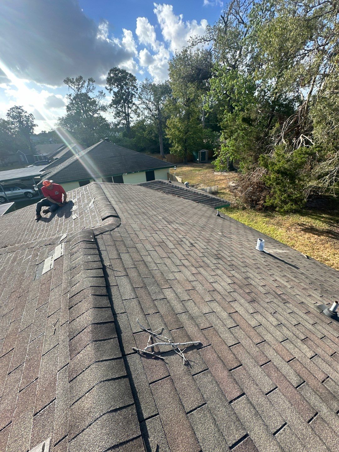 Residential Roofing Repair using Owen's Corning Duration (Lifetime) Shingles by Roof Repair Company