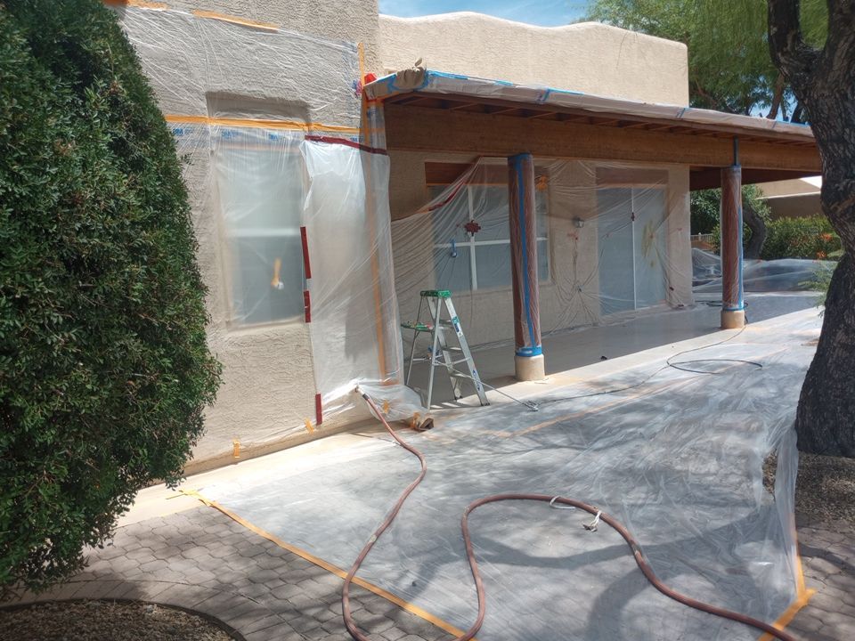 Exterior Painting Job in Fountain Hills by Crash of Rhinos Painting & Garage Floors