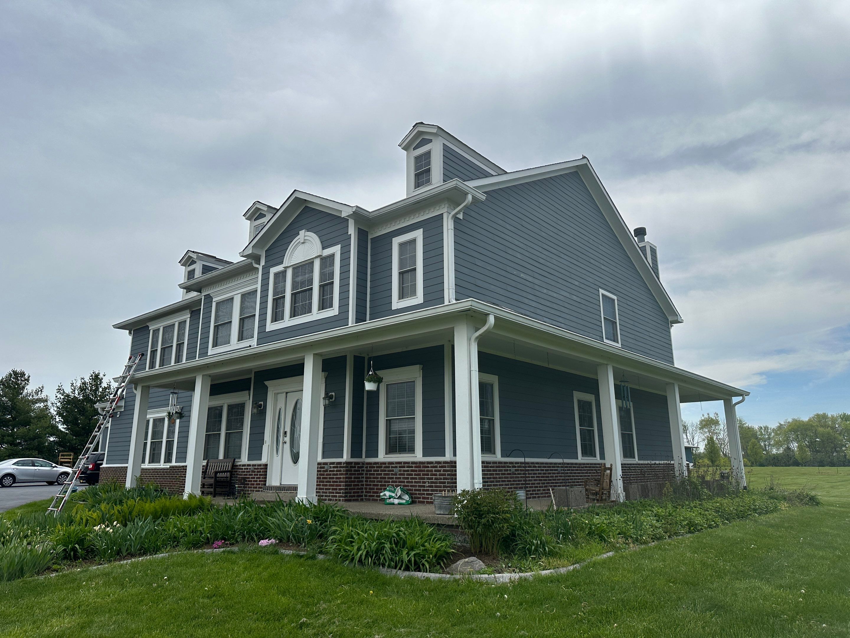 Rural Noblesville Indiana Metal Shake Roof Installation – Black Frost by 4Ever Metal Roofing