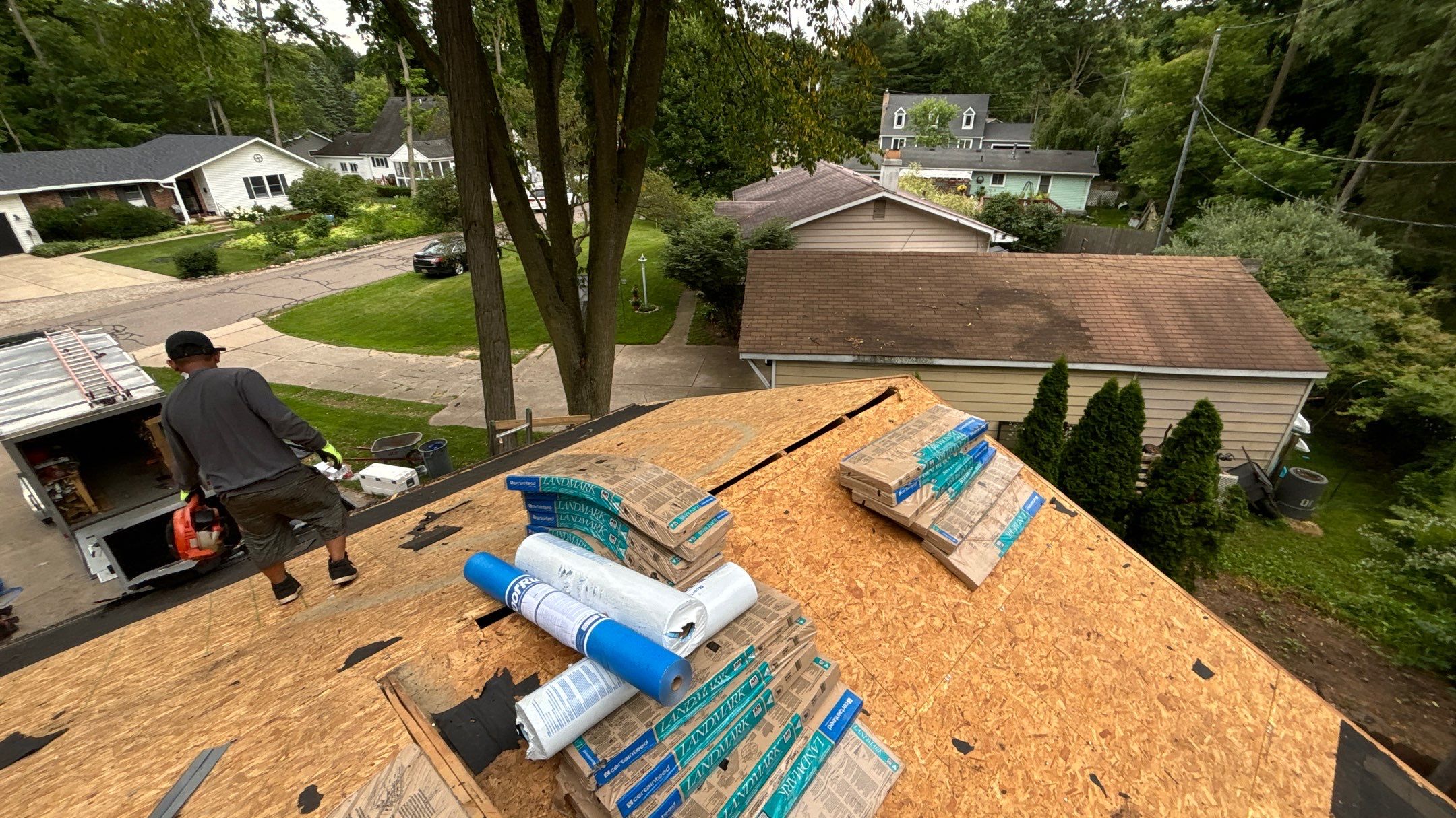 Roof Replacement using CertainTeed Landmark by 180 Contractors