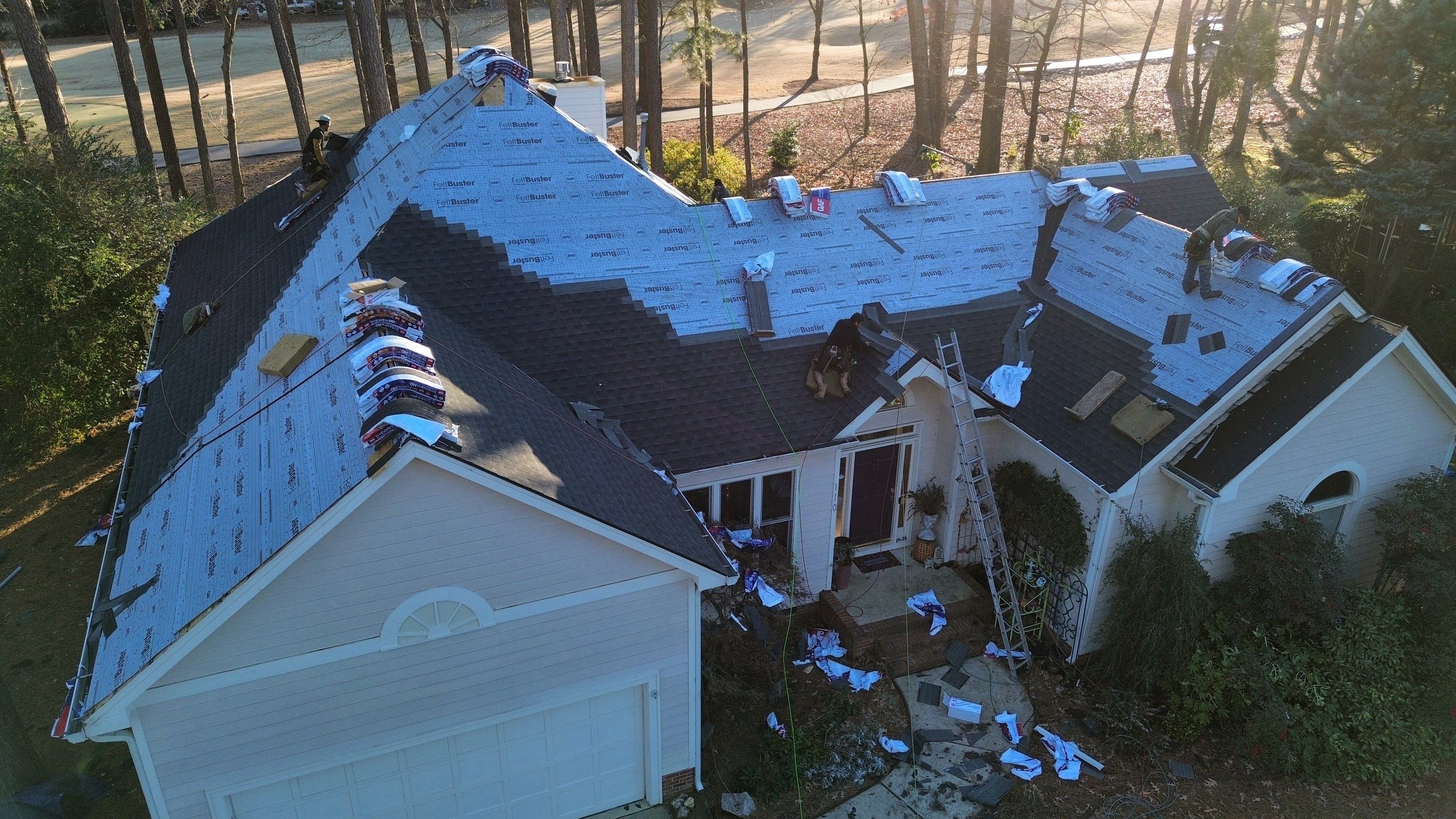 GAF HDZ Charcoal by Skybird Roofing