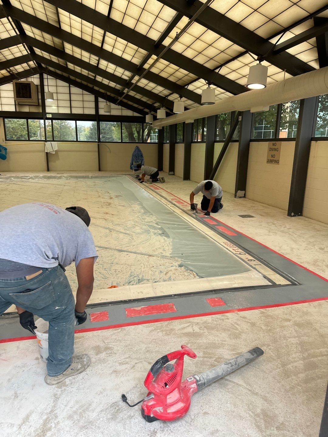 Hotel Pool Deck Project in Cranberry Township by Floors in a Day, Inc