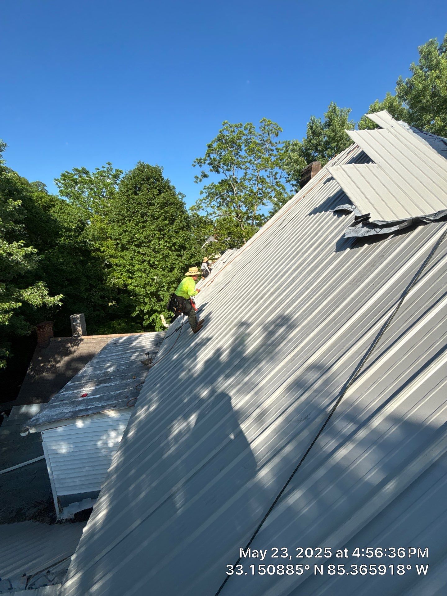 Metal Roof Replacement in Roanoke by NANOROOF Alabama