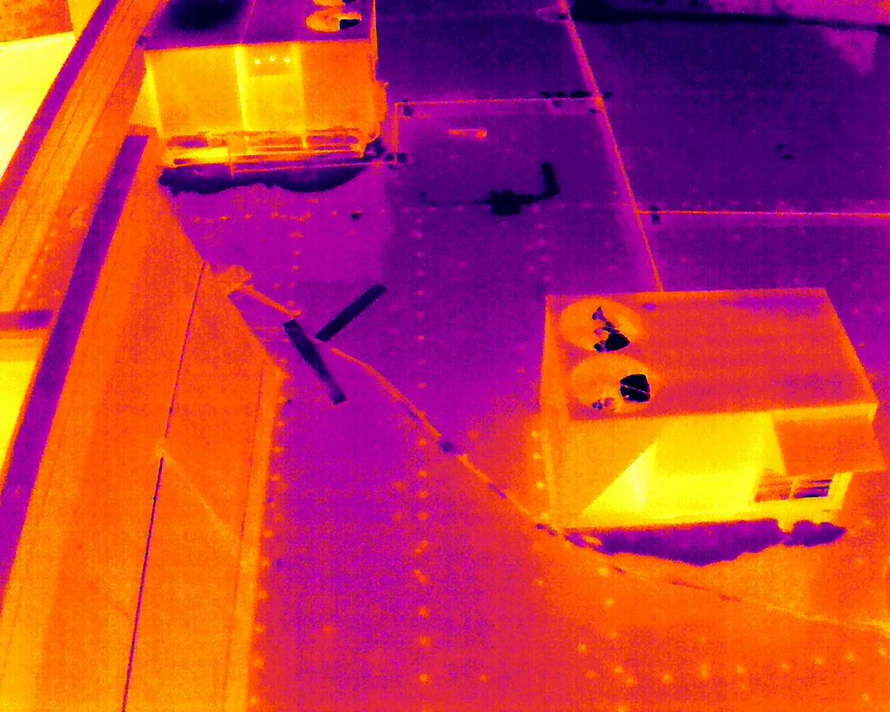Commercial Roofing Inspection using Thermal Imaging Drone  by Stendahl Services