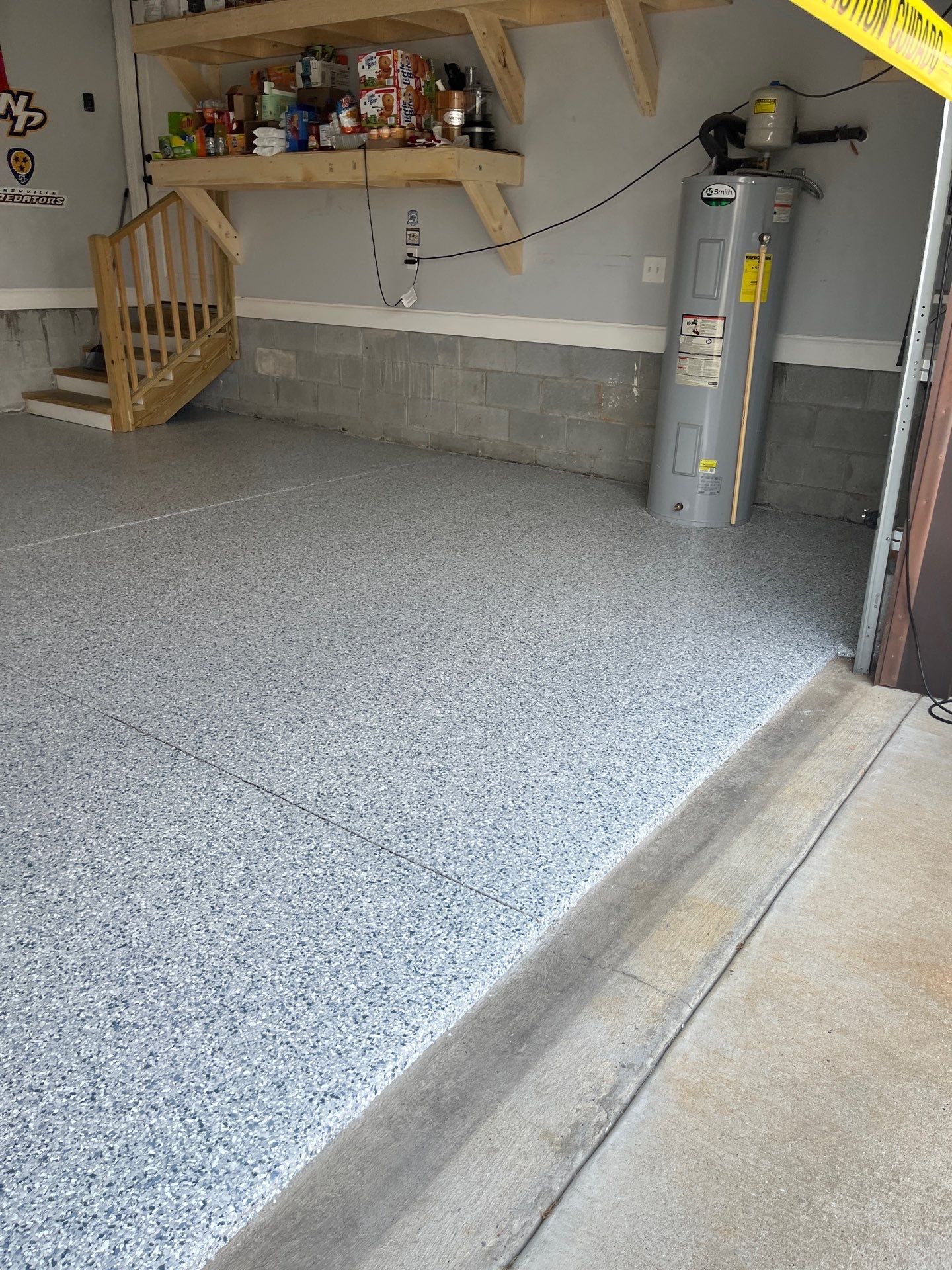 Garage Floor Coating using Tidal Wave by My Garage Floor Guys