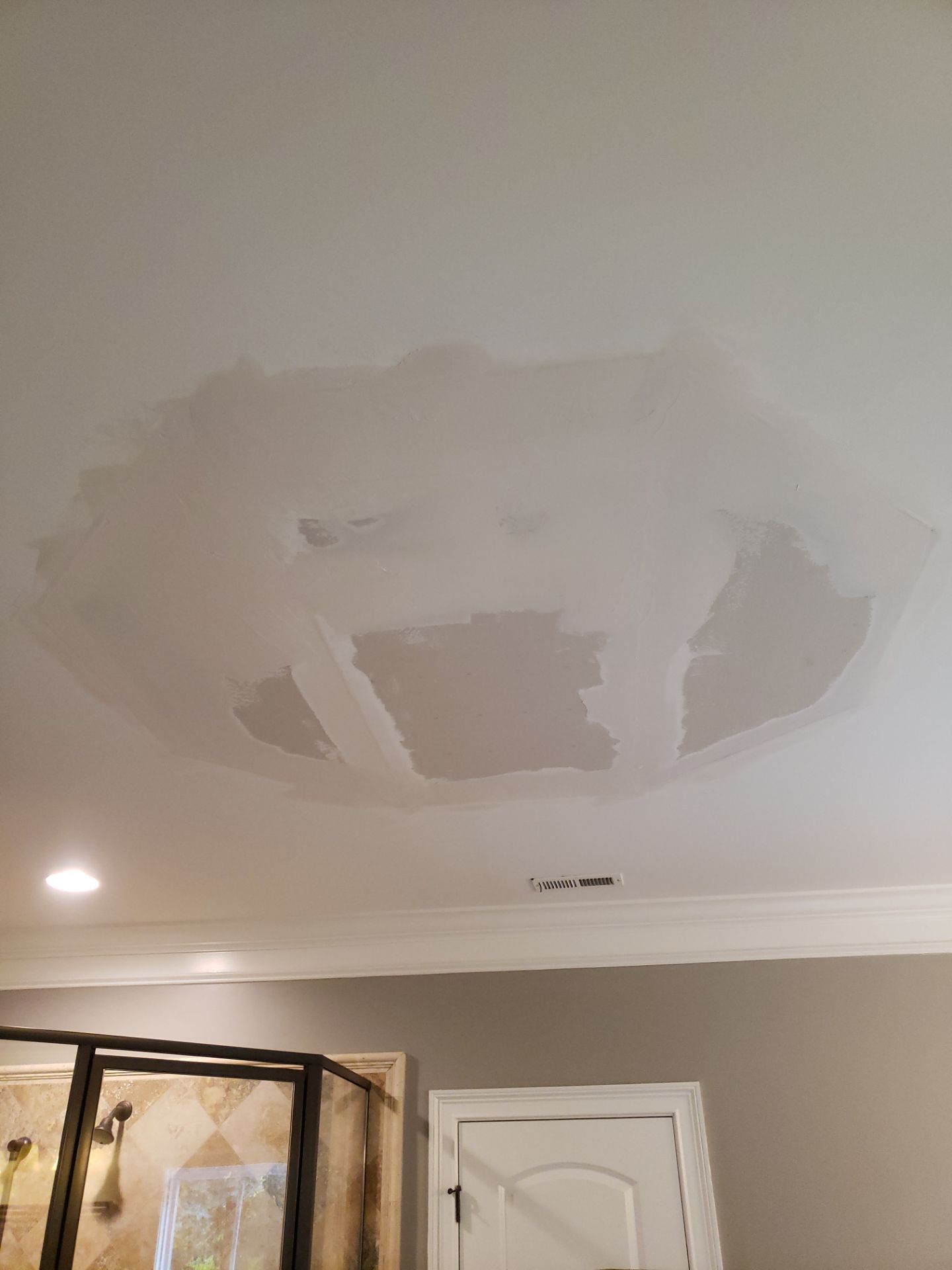 Bathroom Ceiling Transformation by A Step Above Handy LLC 
