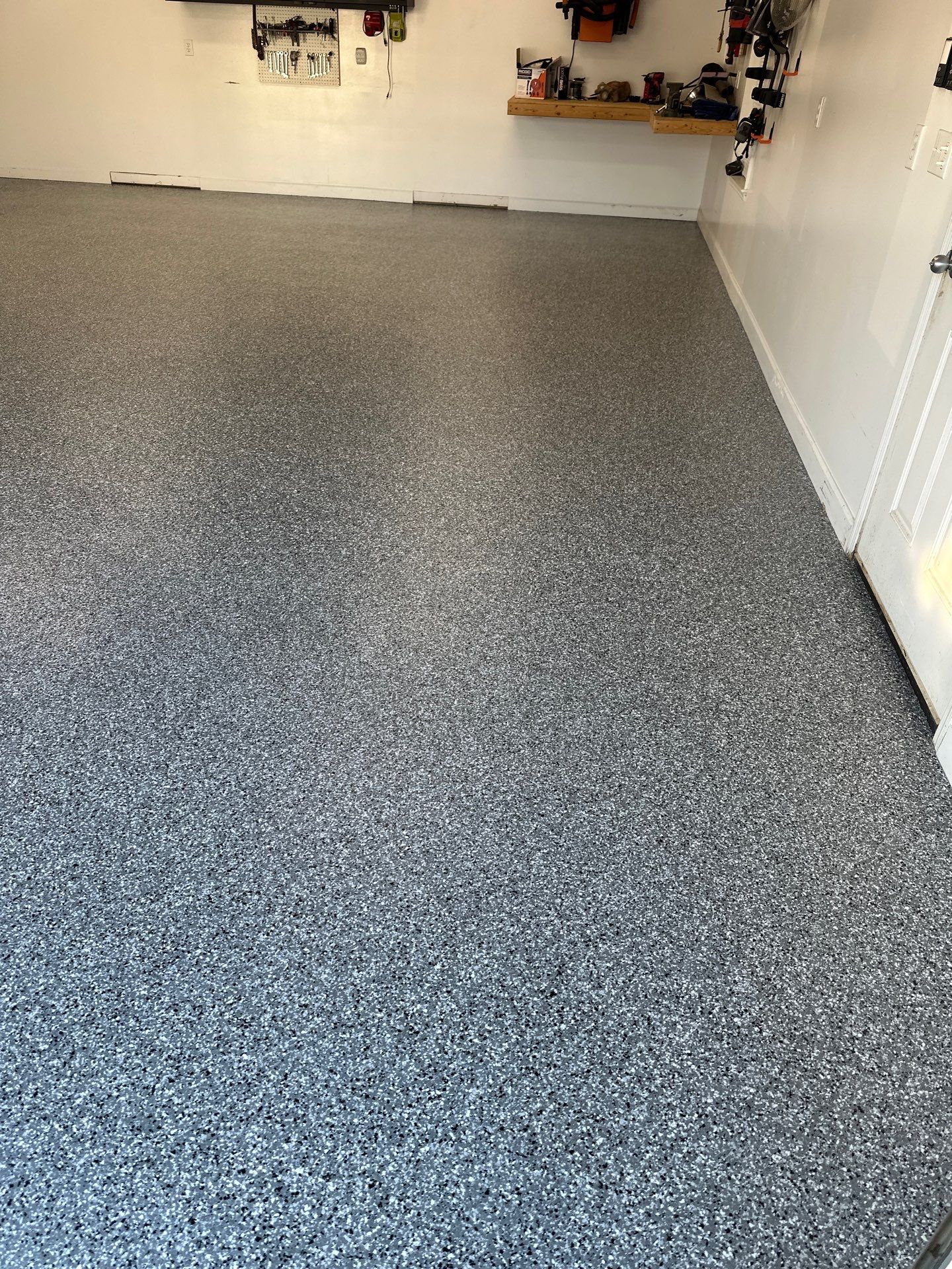 Garage Floor Coating using Wombat by My Garage Floor Guys