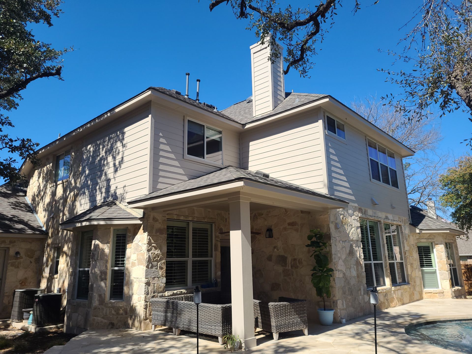 Full Exterior Freshen-Up by Oakwood Roofing and Construction, LLC