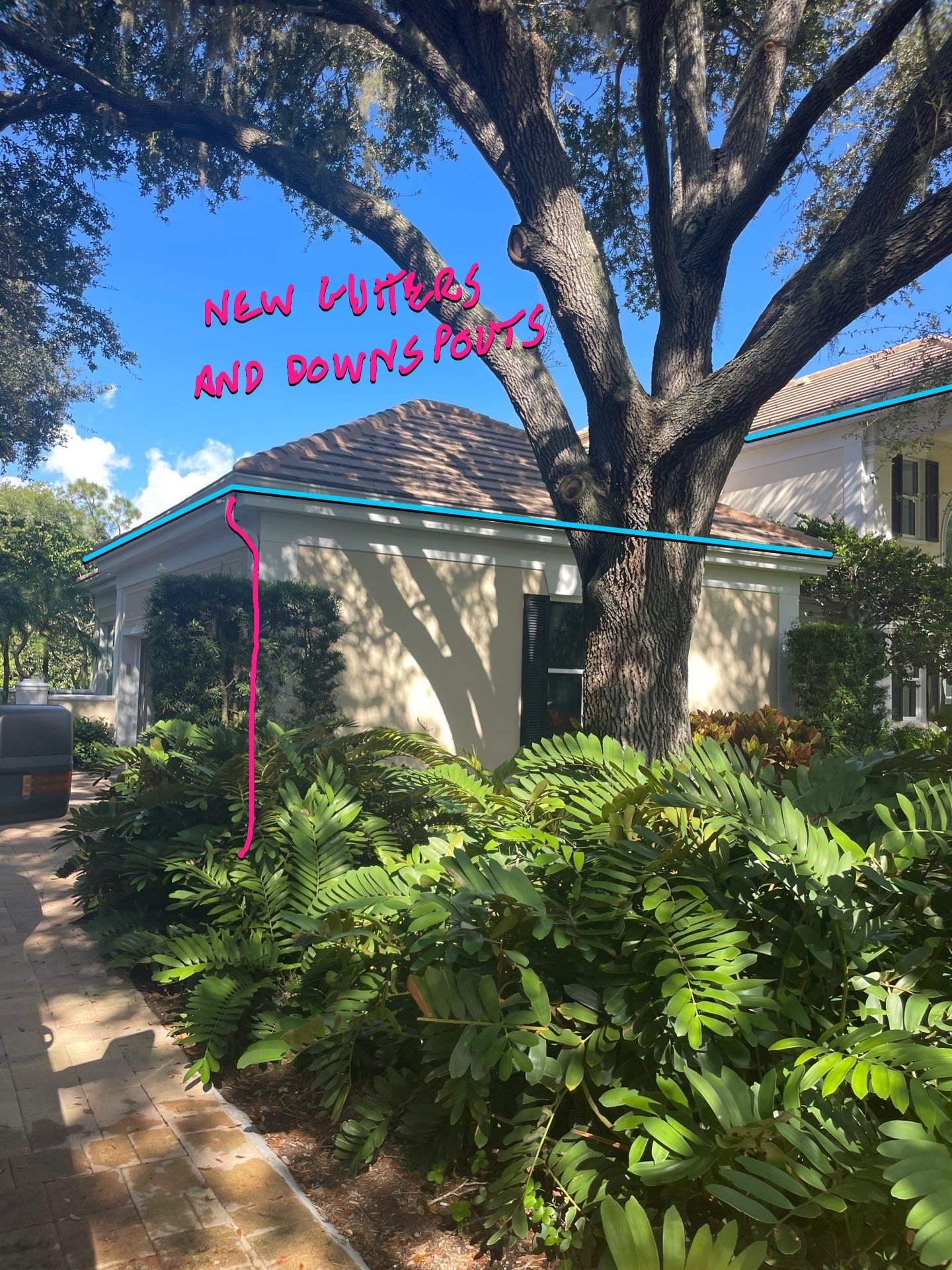 7-Inch Seamless Gutters for Large Roofs in Osprey FL by Gutter Professors