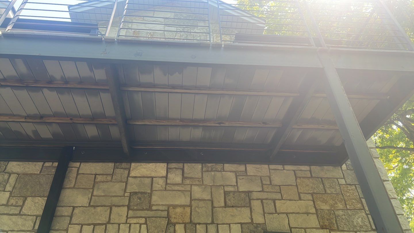 Highland Park, IL Bluestone, concrete,  Trex deck cleaning by Northern Power Washing LLC.