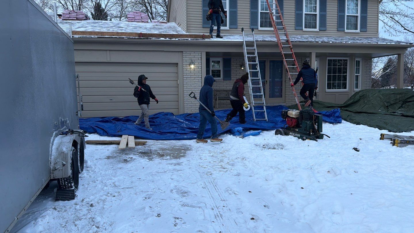 Roof Replacement using Owens Corning Driftwood by 180 Contractors