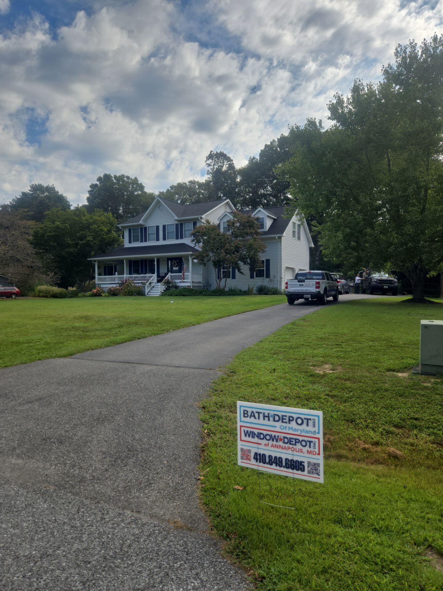 Sliding door replacement by Window Depot of Annapolis