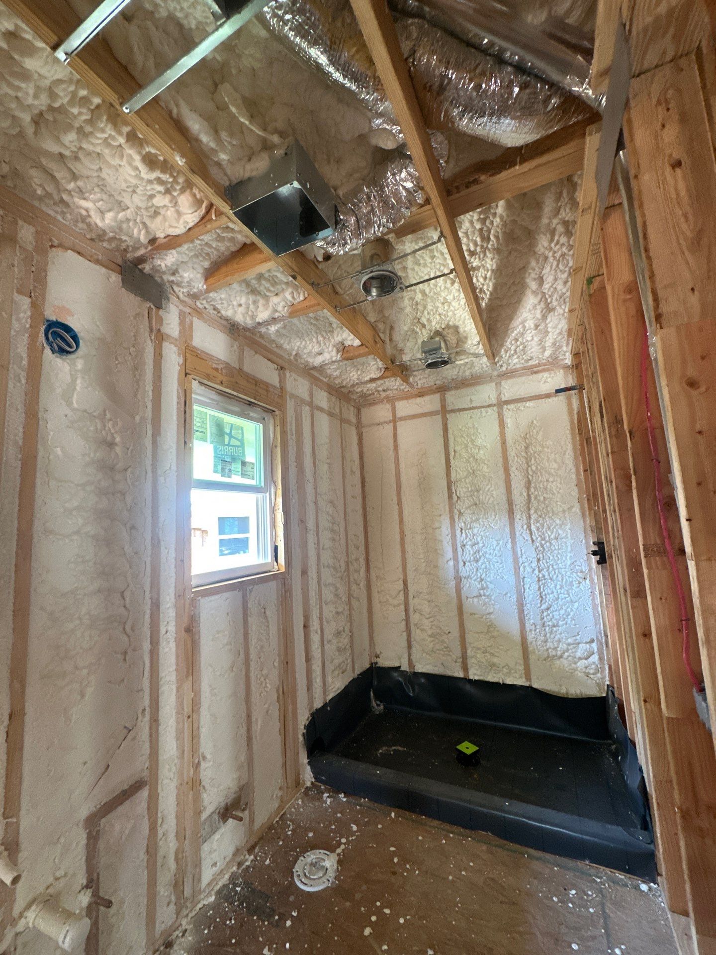 Full encapsulation open cell foam  by Apex Insulation Solutions