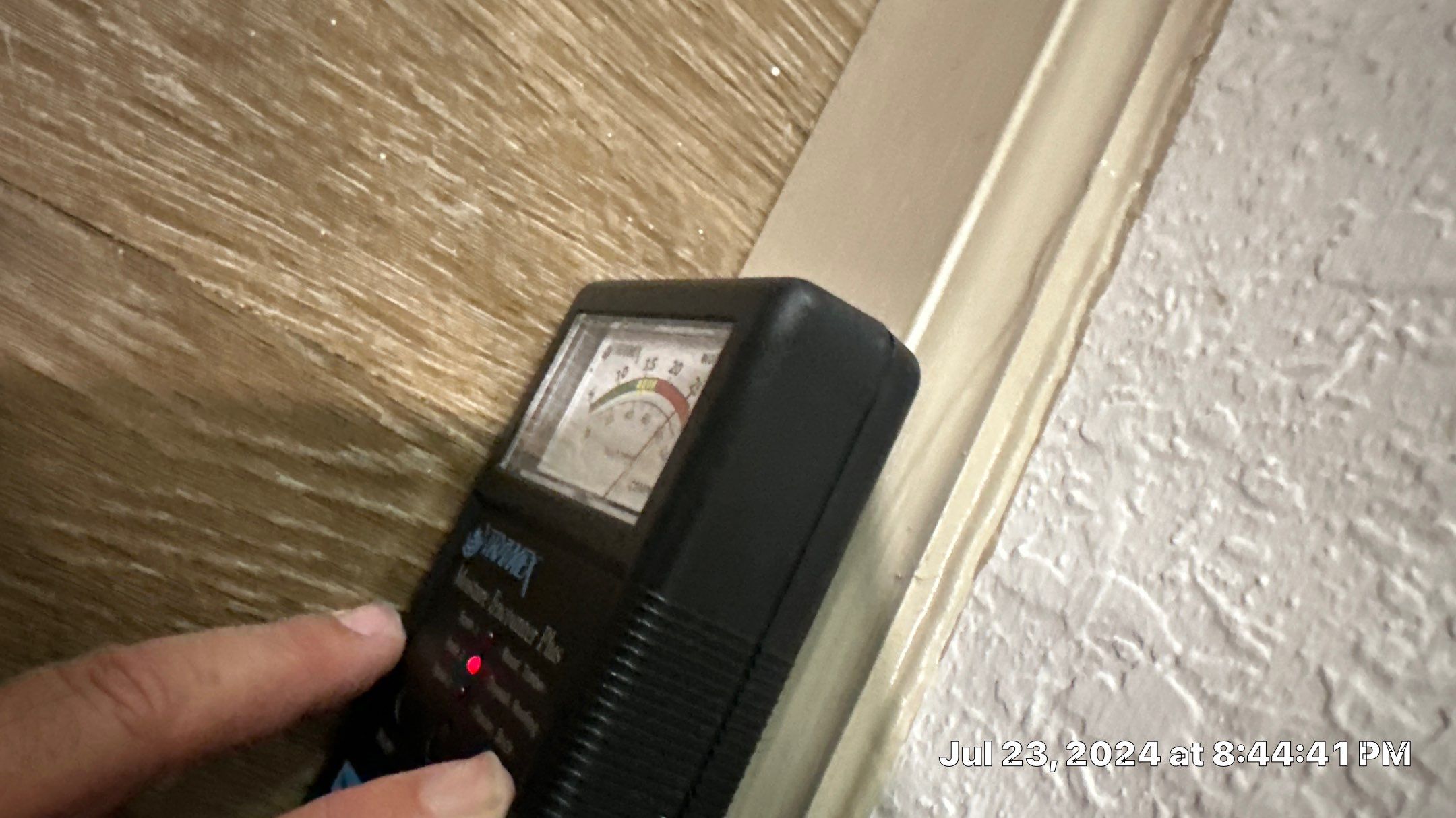 Performing testing for a young family with a 2 week old baby in their apartment by Building performance Solutions LLC