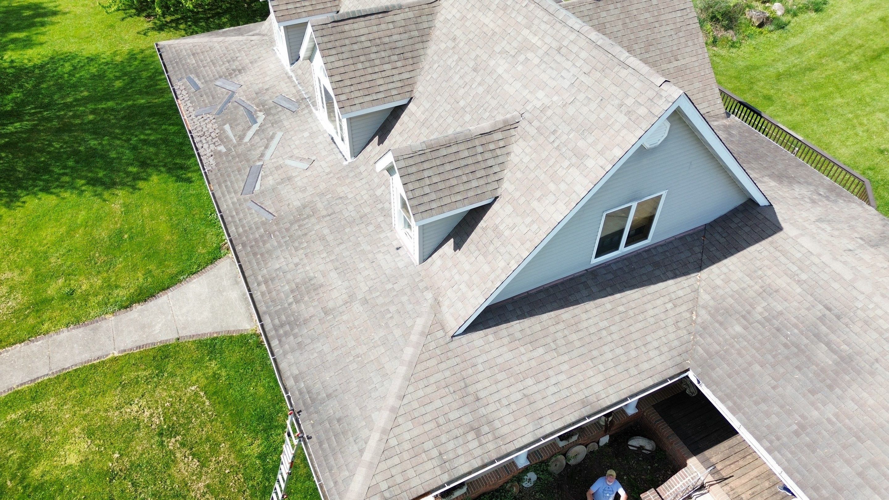 Residential Roofing Installation using ProVia Ironstone Slate Metal Roofing by RoofX 