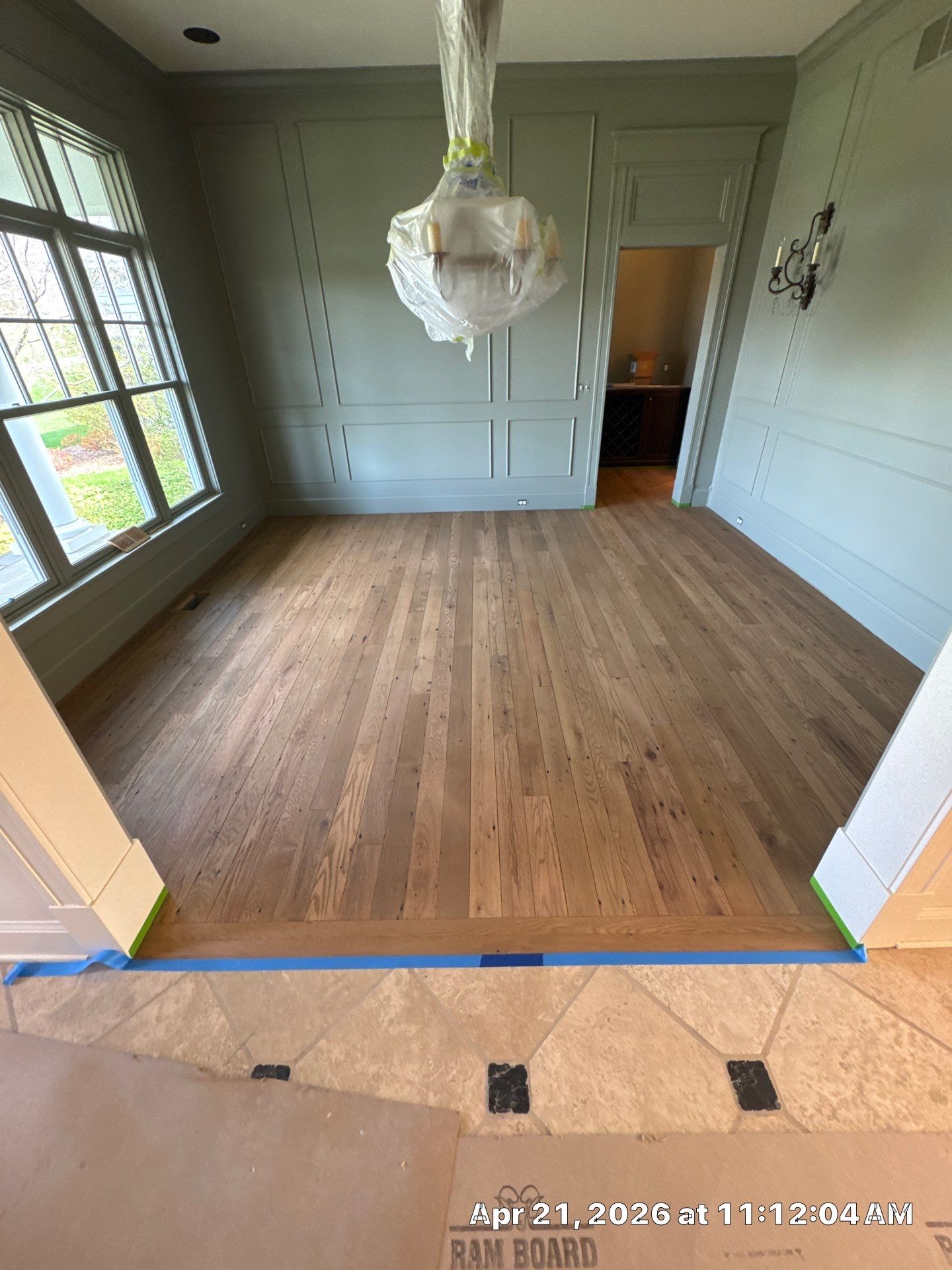 Sand and Finish, Herringbone Feature! by RTBaldwin Hardwood Floors