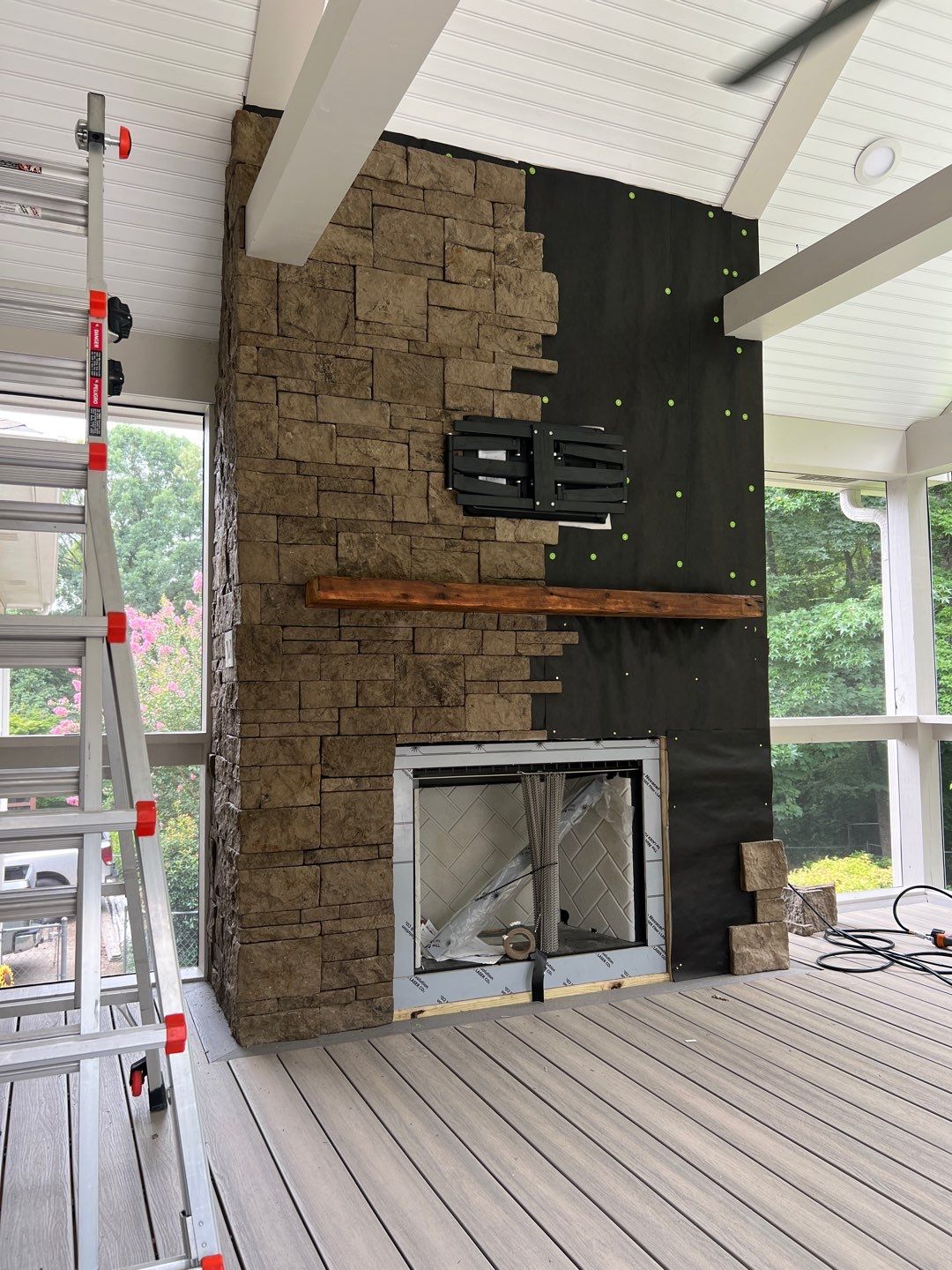 Burntleaf - Screen Porch by Pillar and Pine