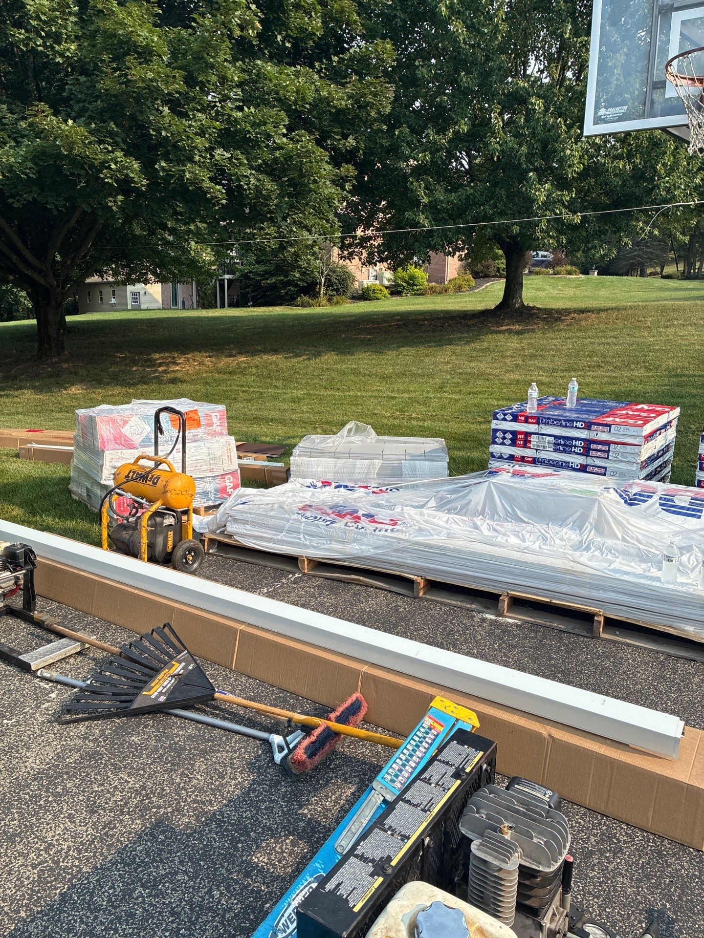 Full Roofing Replacement and Gray Shake Hardie Siding Installation in Butler by Cousins Roofing Siding & Decks