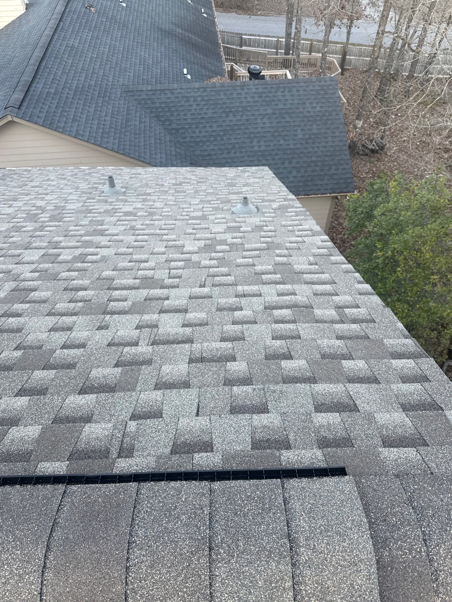 Roof Replacement in Pelham (Weathered Wood) by The Roofing Dudes