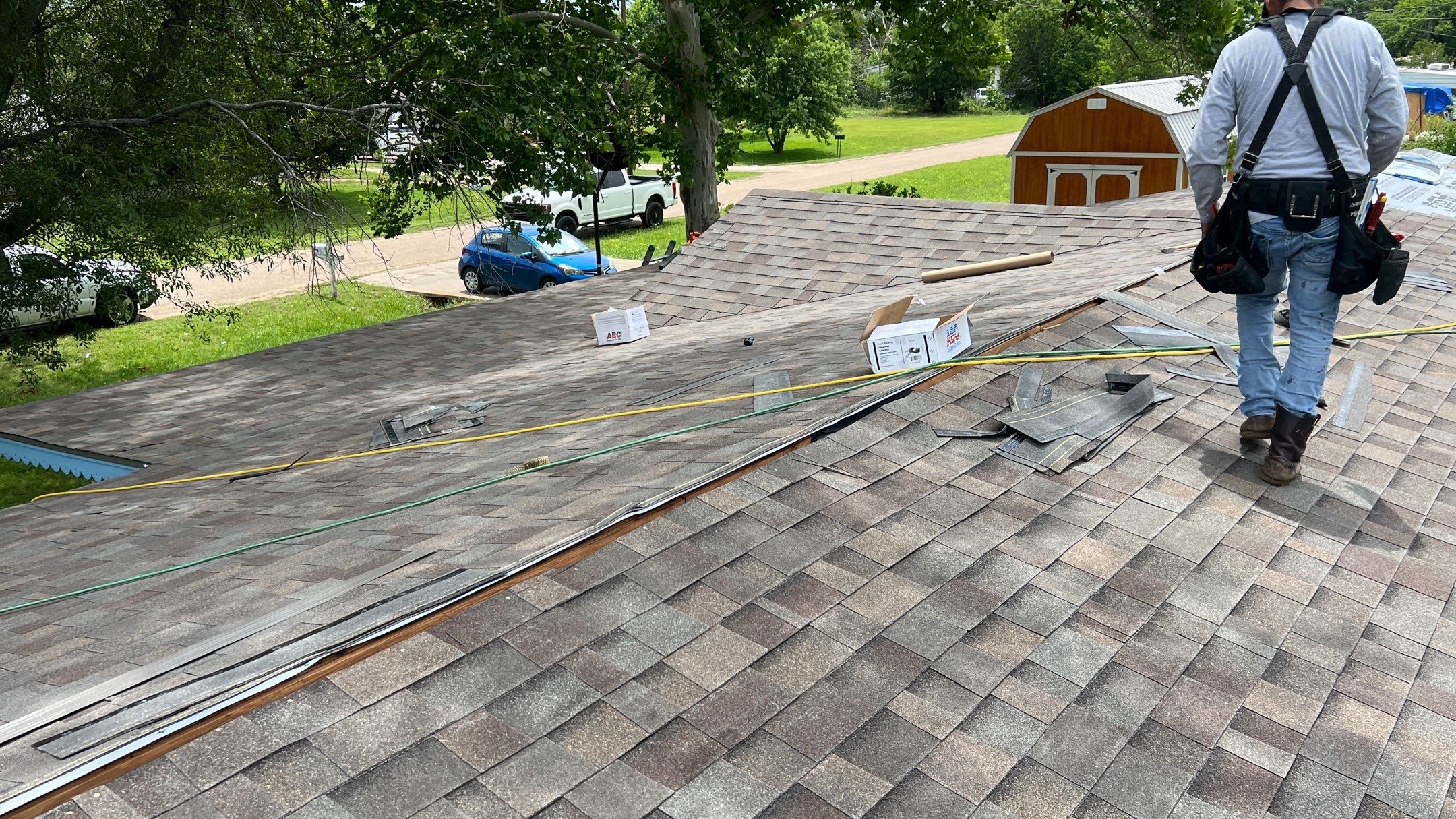 Residential Roofing Installation using Malarkey Vista AR by Harvey Roofing & Construction