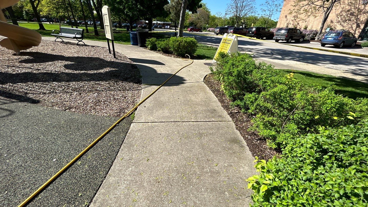 Playground cleaning by Northern Power Washing LLC.