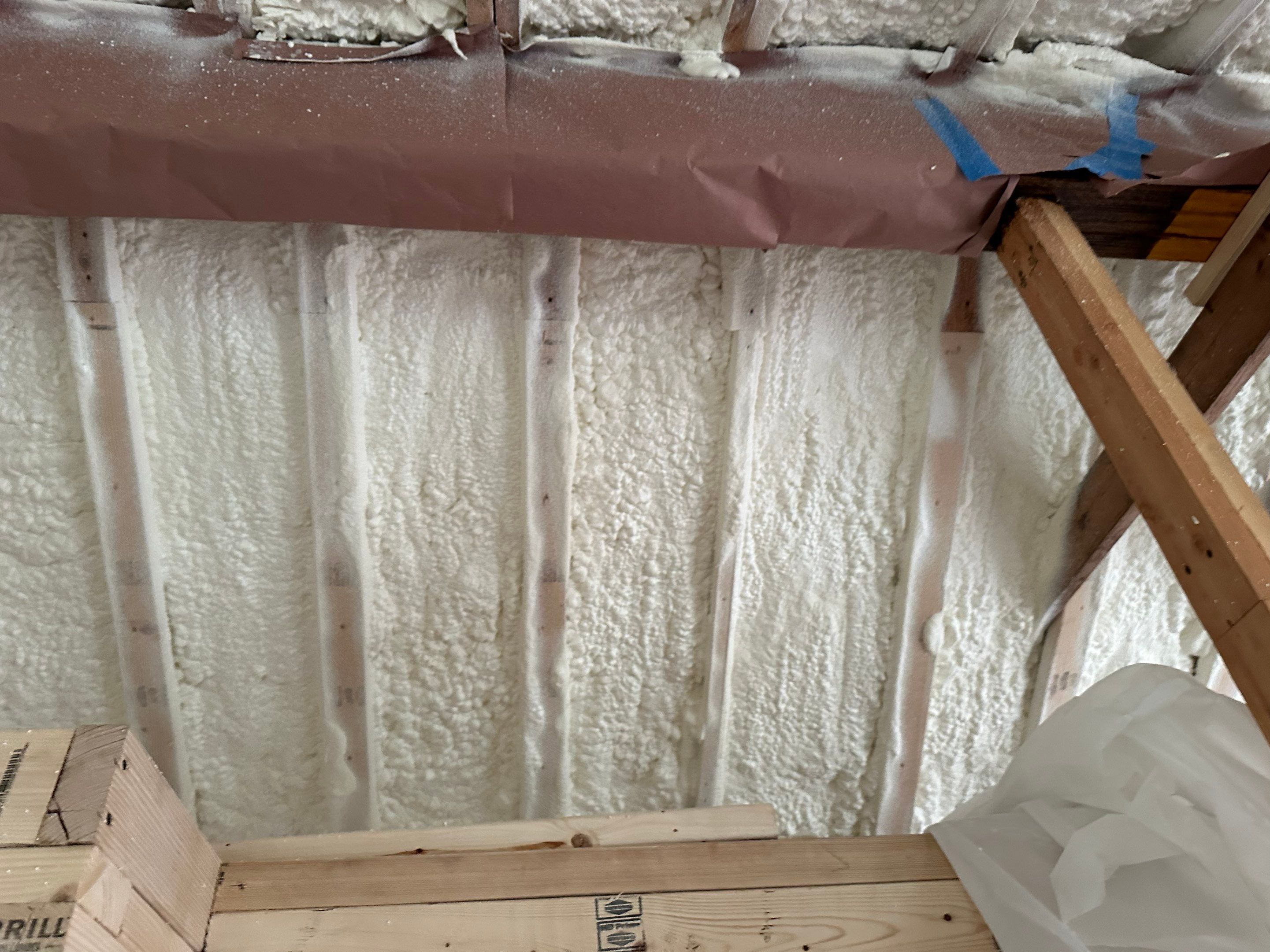 Attic Insulation using Closed Cell Spray Foam by NYS Foam & Energy