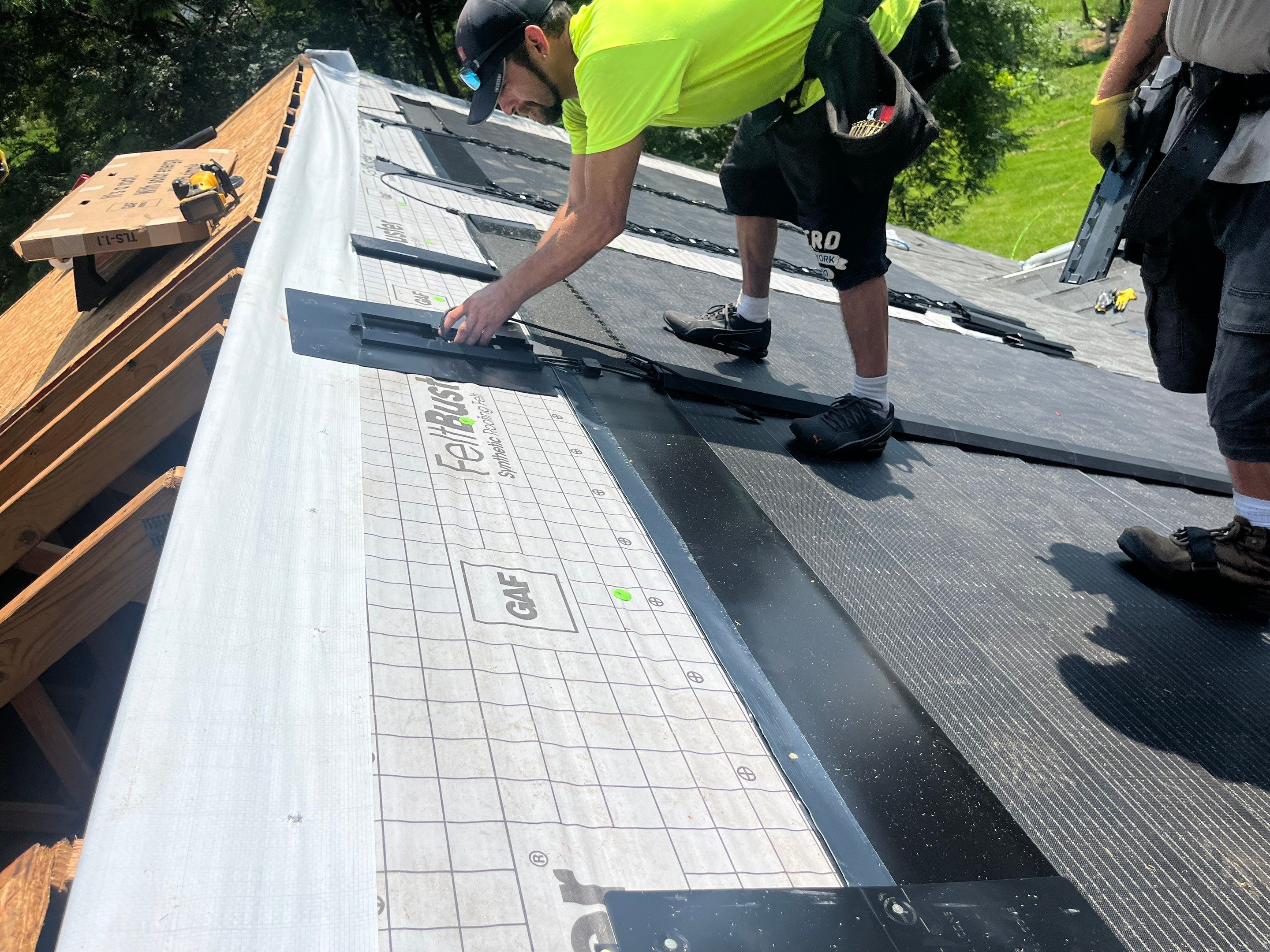 Solar Roof Installation using GAF Solar  by Acme Exteriors