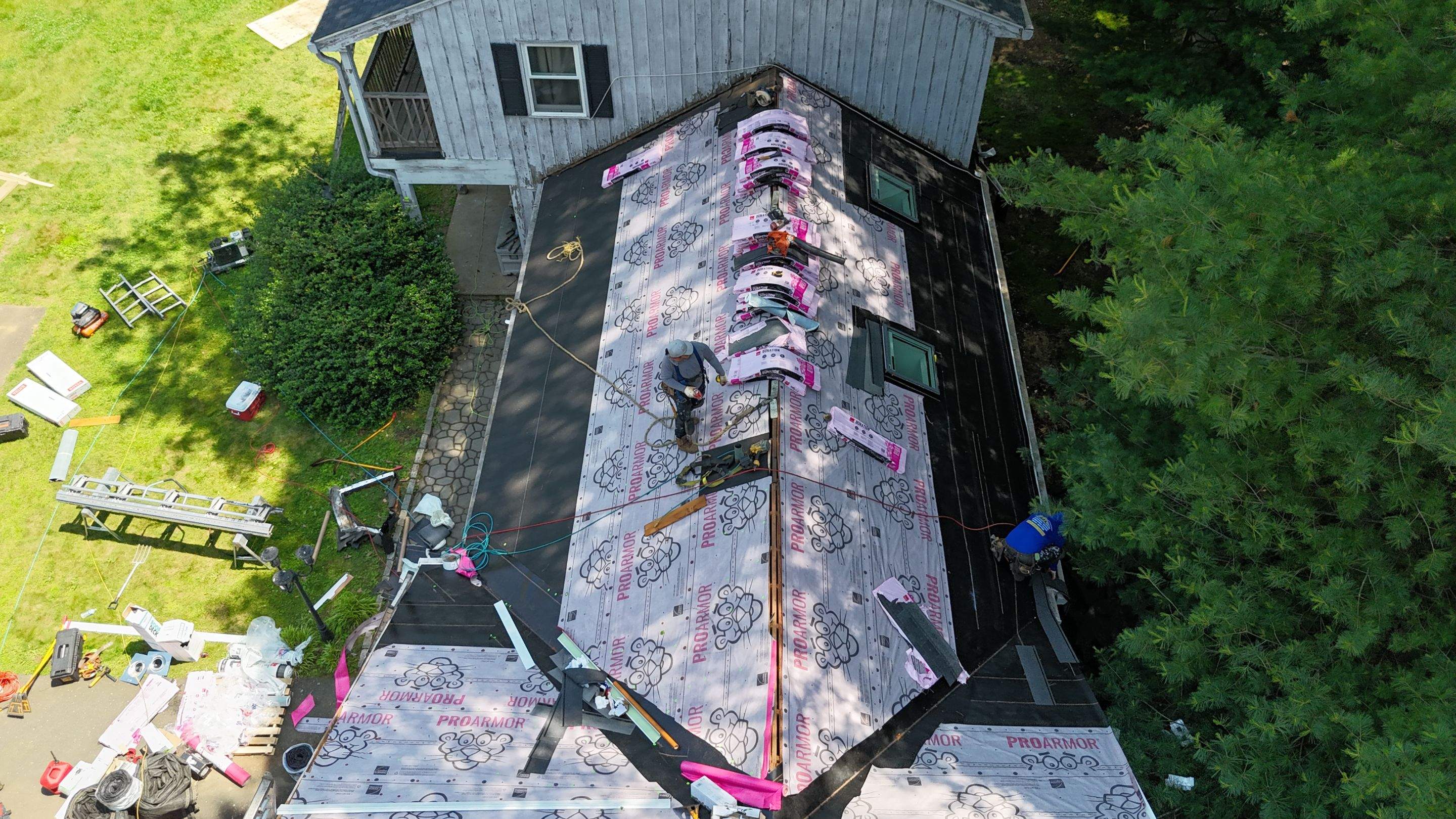 Project in Fairfield by The Energy Efficient Roofer & George's Seamless Gutters