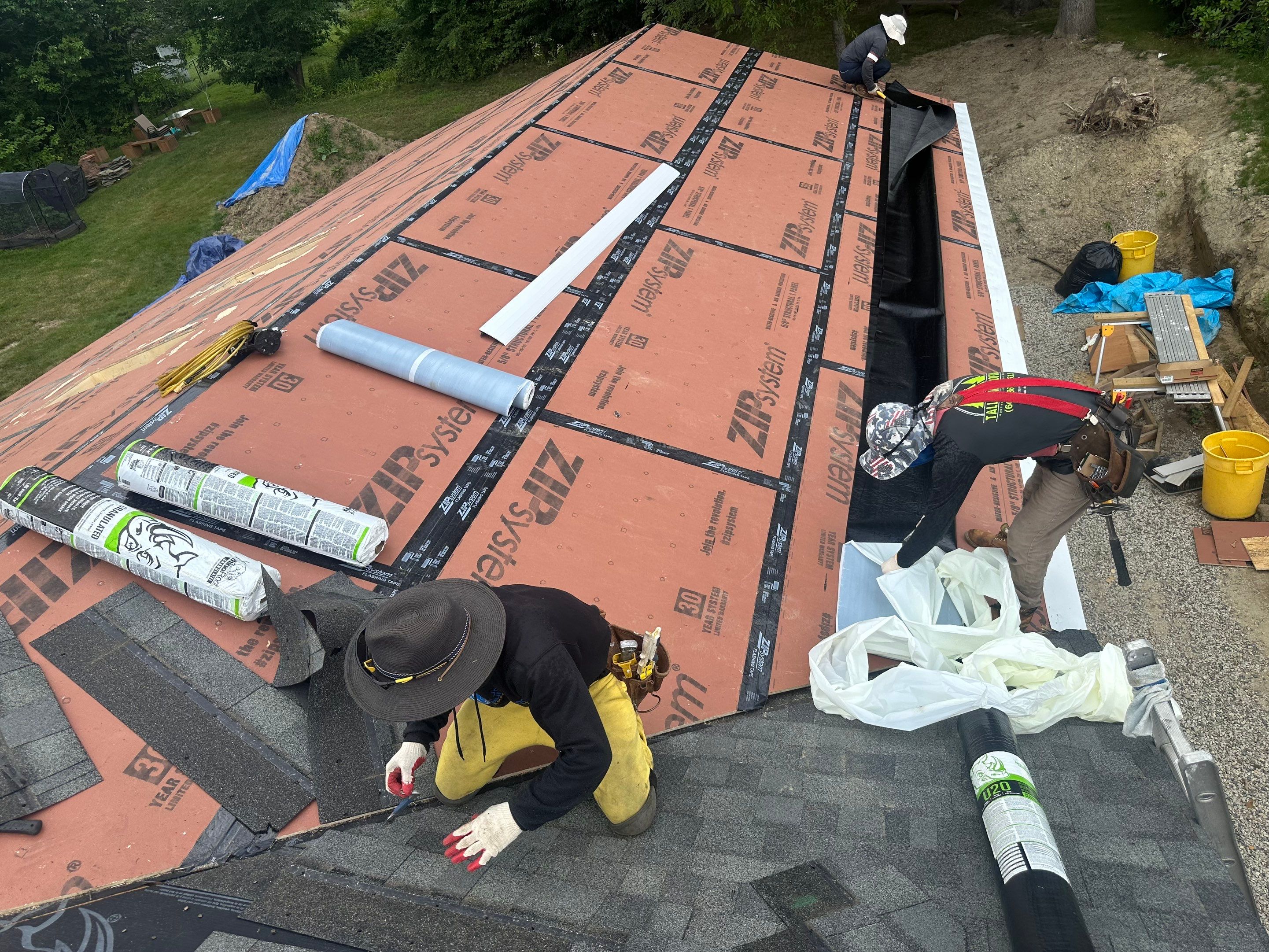 Dover, NH – Owens Corning Asphalt Shingle Roof Installation for Home Addition by Tall pine roofing