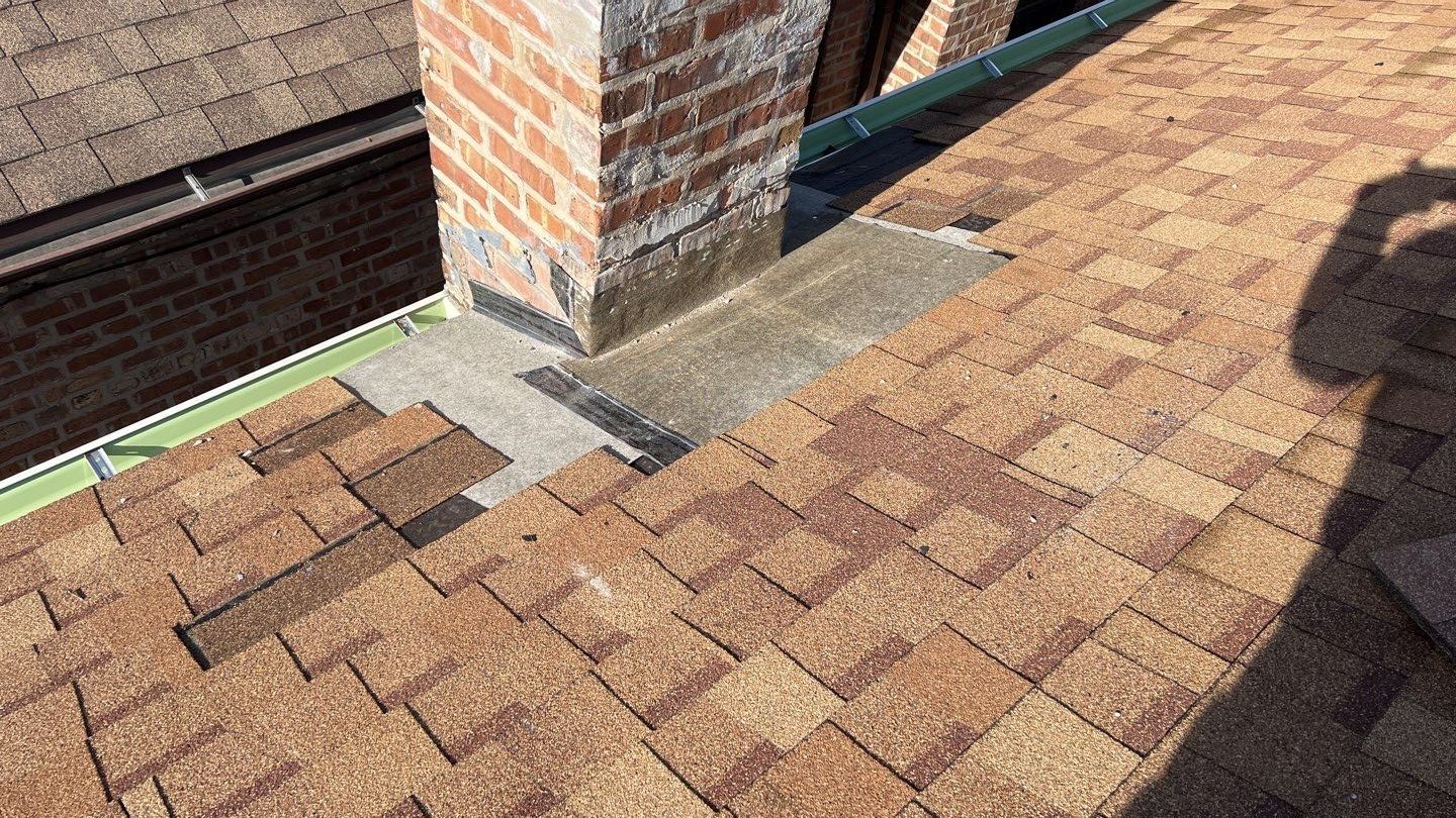 Chimney flashing repair. by Pro Home Services Inc