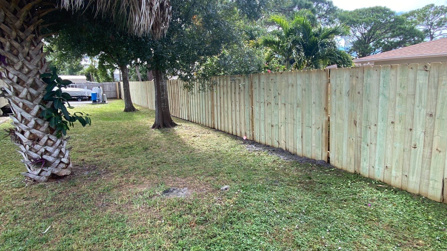 Wood Fence Installation using Board on Board Wood Fence by Asap fence and gates, LLC