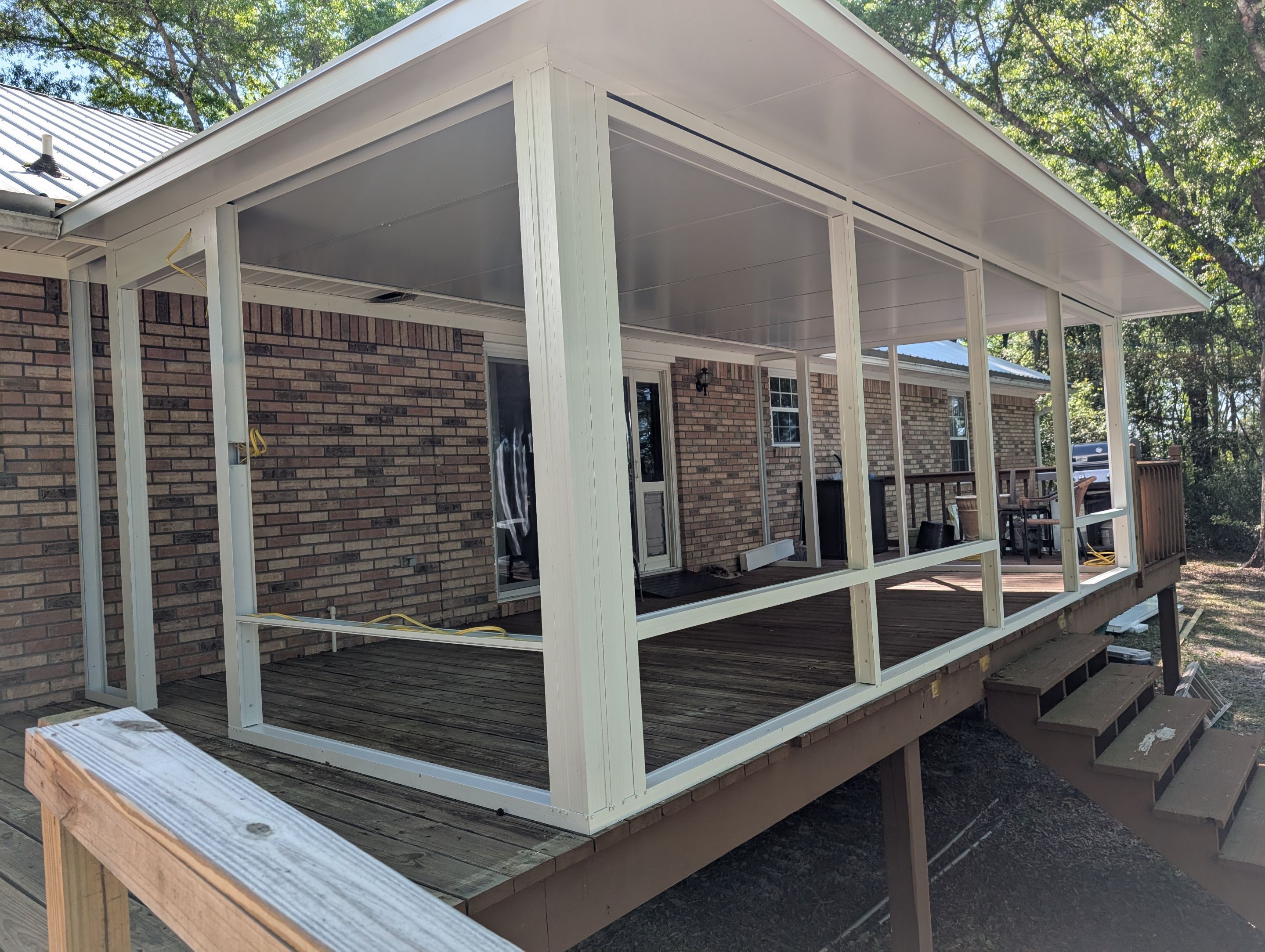 Glass Room using Colorbeam Framing System by Titan Sunrooms