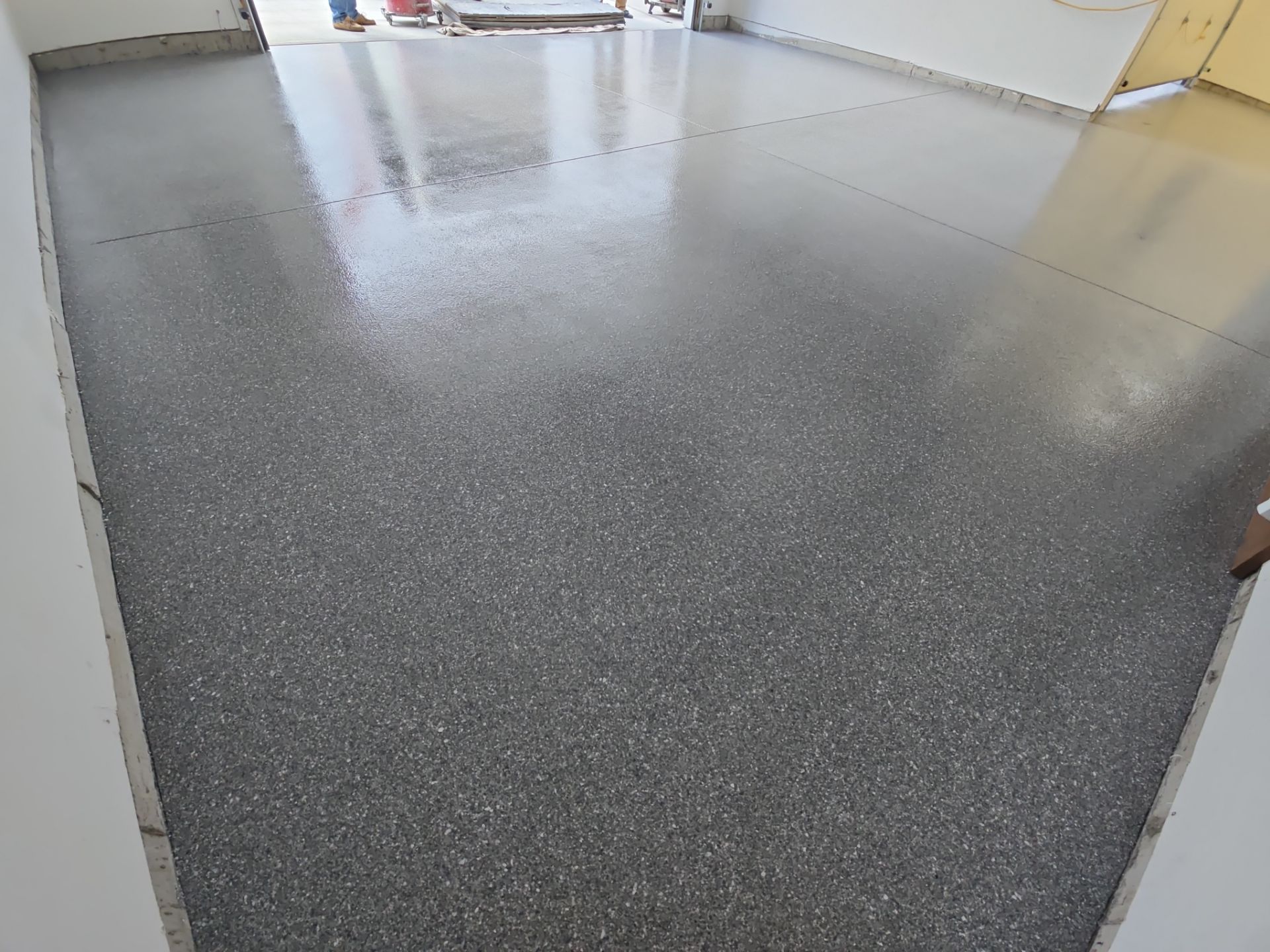 Garage Transformation using Canfield Hybrid  by Croc Coatings, LLC